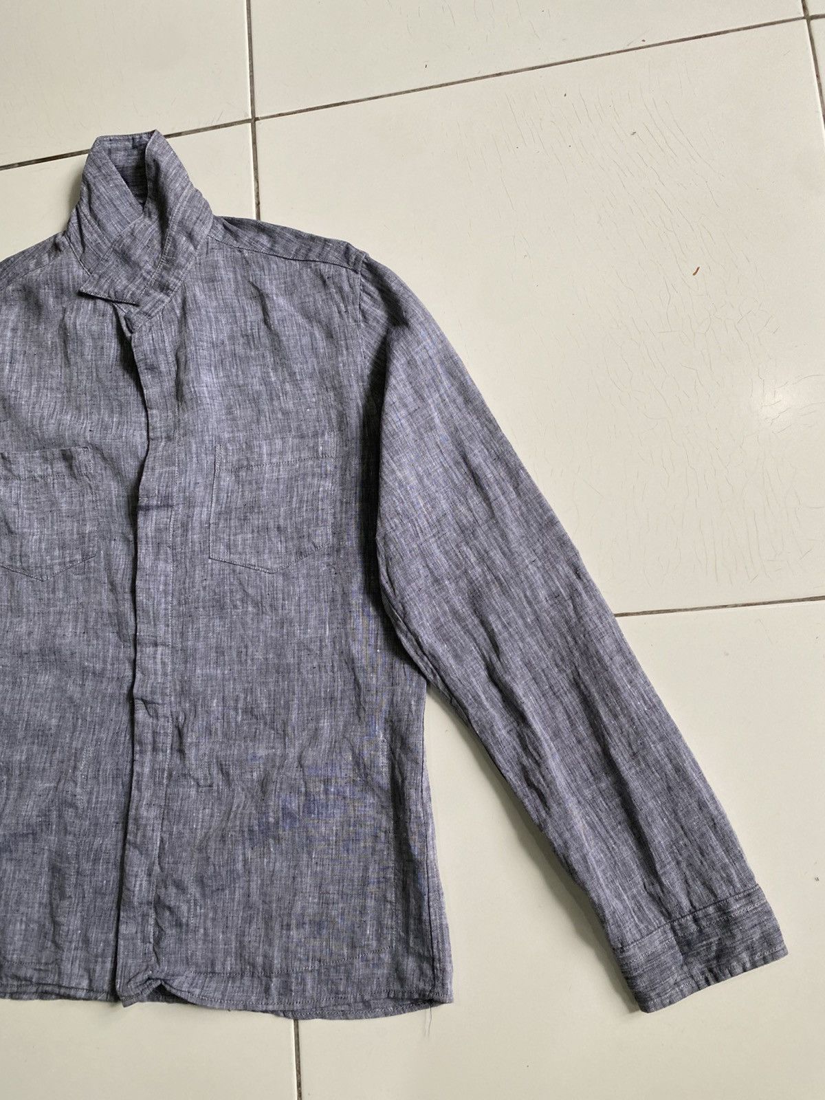 Pazzo Vintage Costom culture Chambray Work Shirt Size US L / EU 52-54 / 3 - 3 Thumbnail