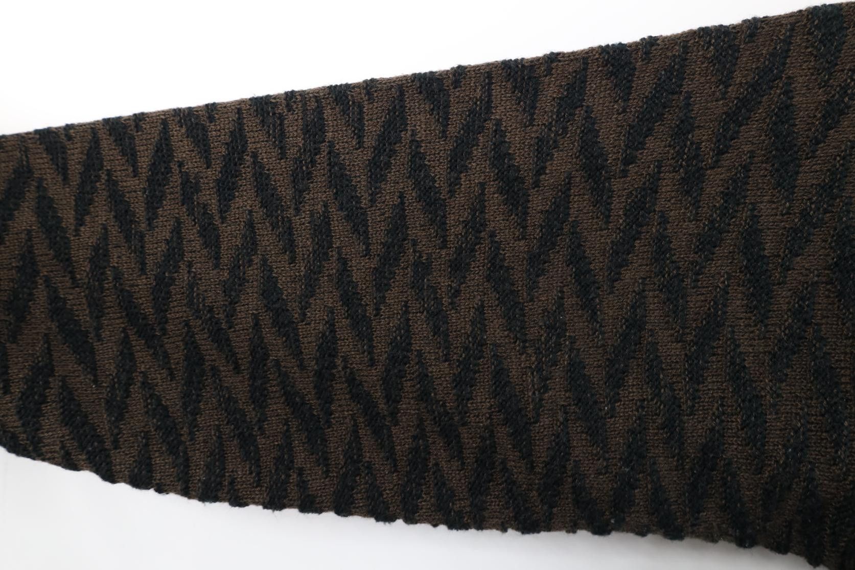 Vintage Vintage 90s Streetwear Knit Crewneck Sweater Brown Acrylic Size US XL / EU 56 / 4 - 5 Thumbnail
