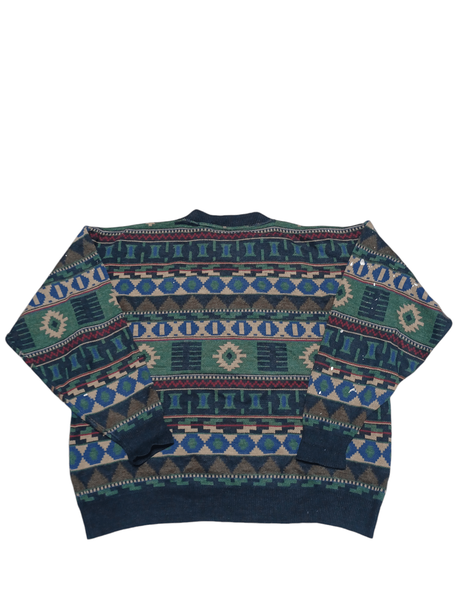 Other VINTAGE 90S PAINTED MADE IN ITALY Y2K OLDMONEY SWEATER Size US XL / EU 56 / 4 - 2 Thumbnail