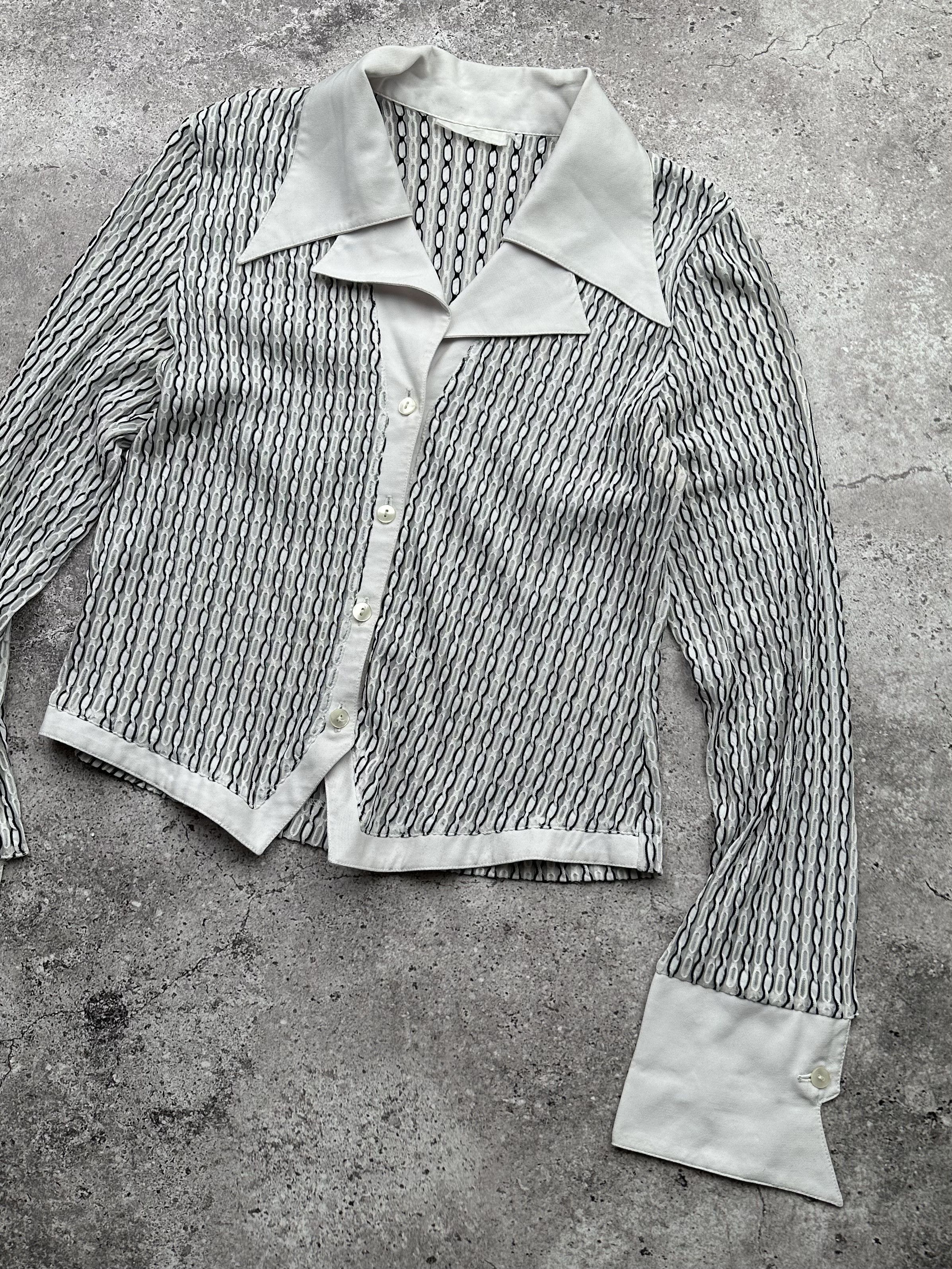 Japanese Brand Vintage Blouse C463(V526) Size M / US 6-8 / IT 42-44 - 3 Thumbnail