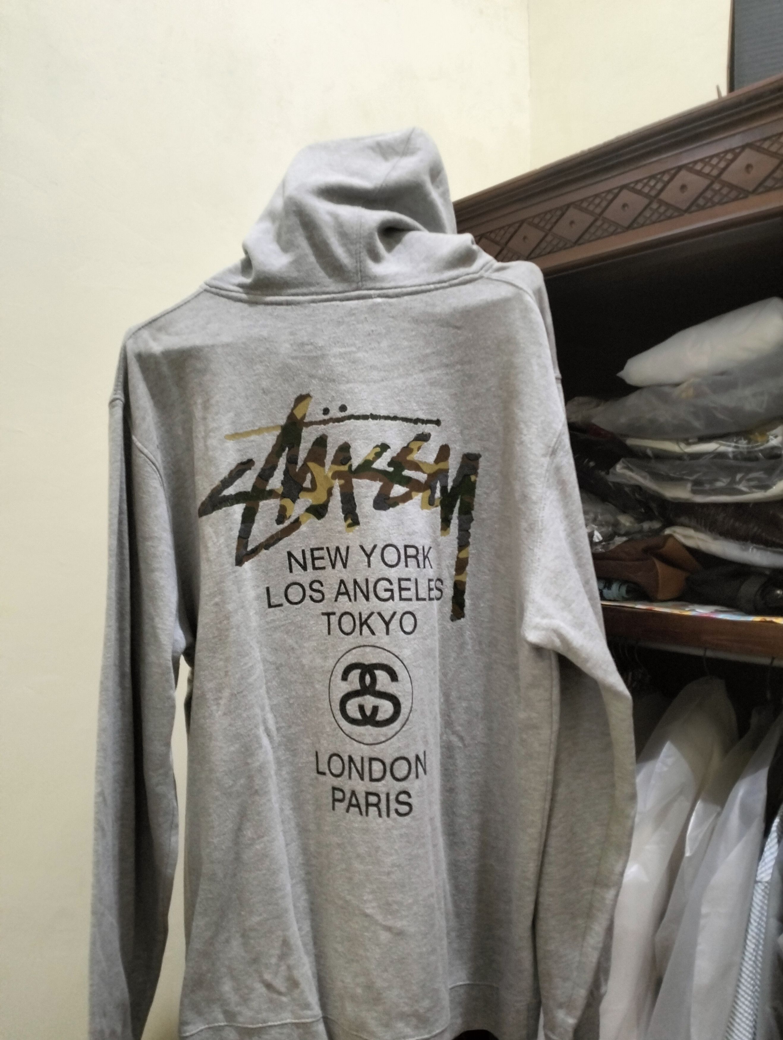 Stussy Stussy Zipper World Tour Camo Size US L / EU 52-54 / 3 - 1 Thumbnail