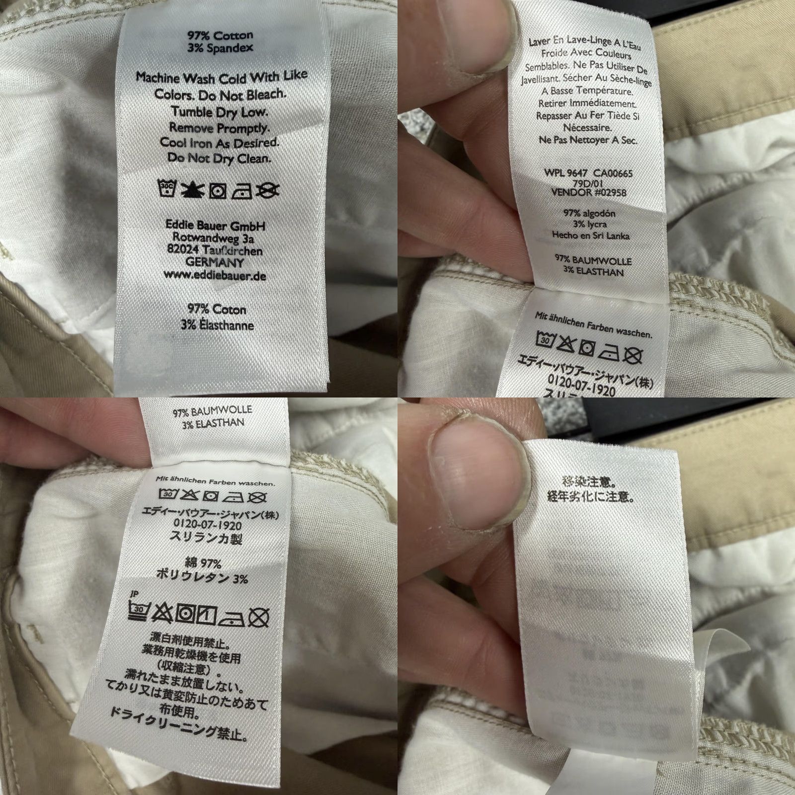 Eddie Bauer Eddie Bauer Pants Womens 8 Khaki Beige Chino Straight Leg Stretch Casual Twill Size 30" / US 8 / IT 44 - 8 Thumbnail