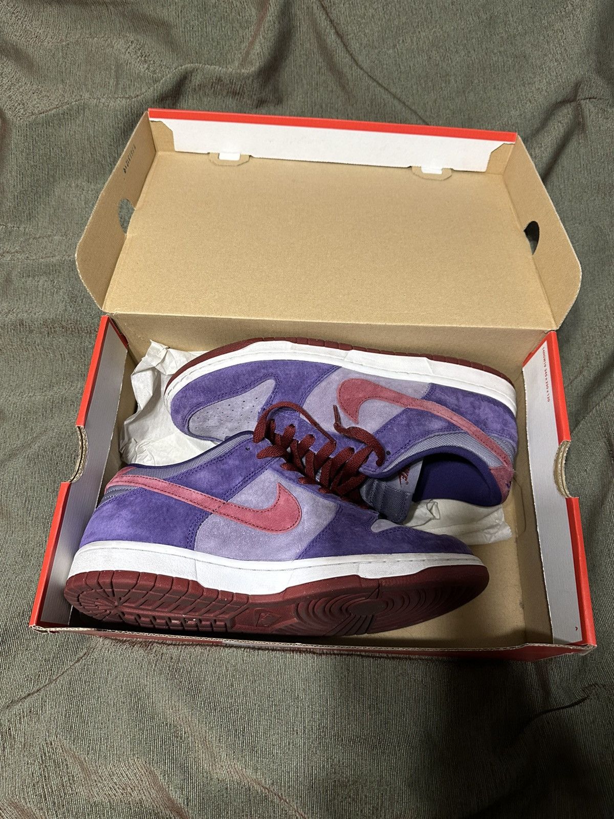 Nike Nike Dunk Low Retro Vol. 1 SP ' Plum ' 2020 Size US 10.5 / EU 43-44 - 3 Thumbnail