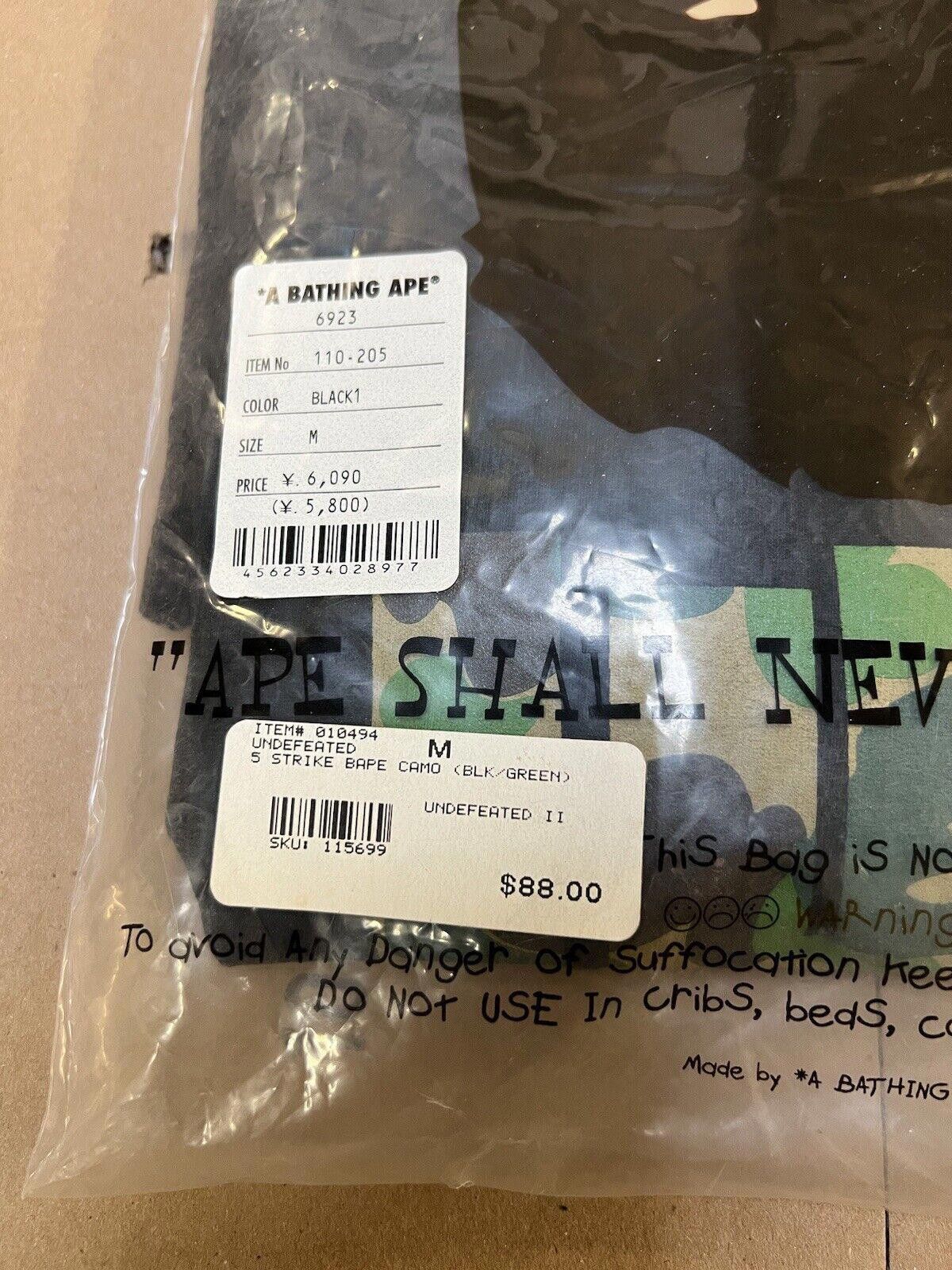 Bape Bape x Undefeated 5 Strike Camo Tee T-shirt A Bathing Ape M Size US M / EU 48-50 / 2 - 9 Thumbnail