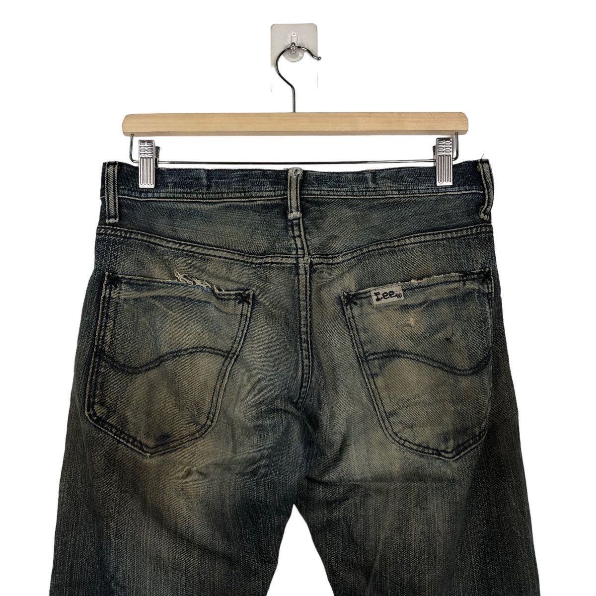 Japanese Brand 🔥90’s VINTAGE STRAIGHT CUT DISTRESSED DENIM JEANS LEE Size US 32 / EU 48 - 9 Thumbnail