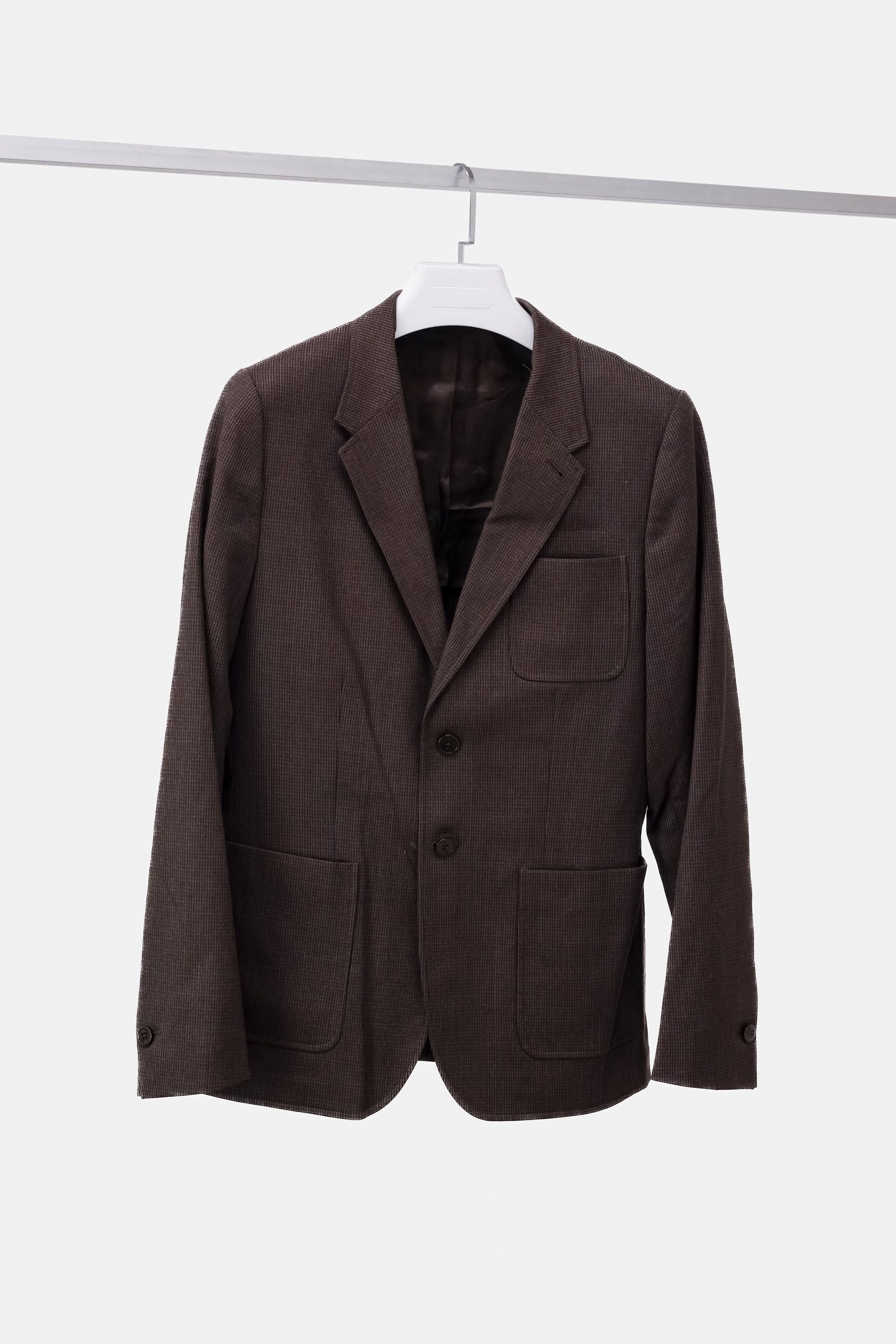 image of Paul Smith Brown Houndstooth Blazer, Men's (Size Medium)