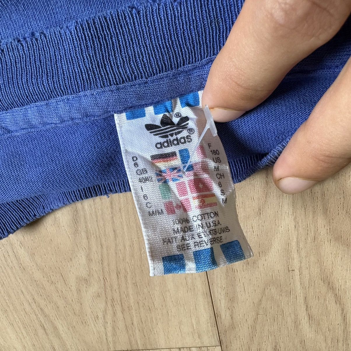 Adidas × Vintage Distressed/Thrashed Adidas Longsleeve Mirror Size US L / EU 52-54 / 3 - 7 Thumbnail