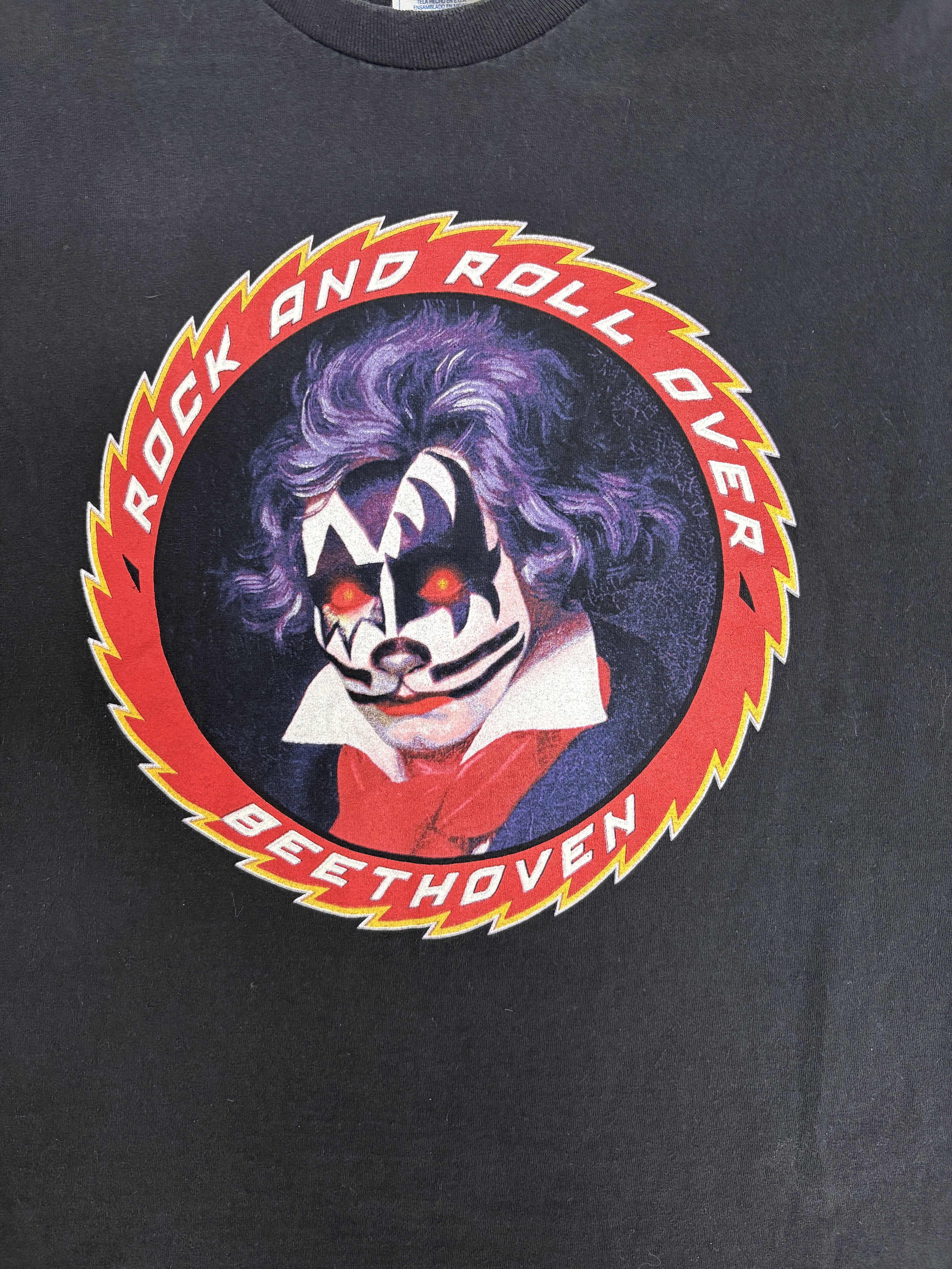 Vintage Kiss Symphony: Alive IV Vintage Black T-Shirt Tee Size US L / EU 52-54 / 3 - 2 Thumbnail