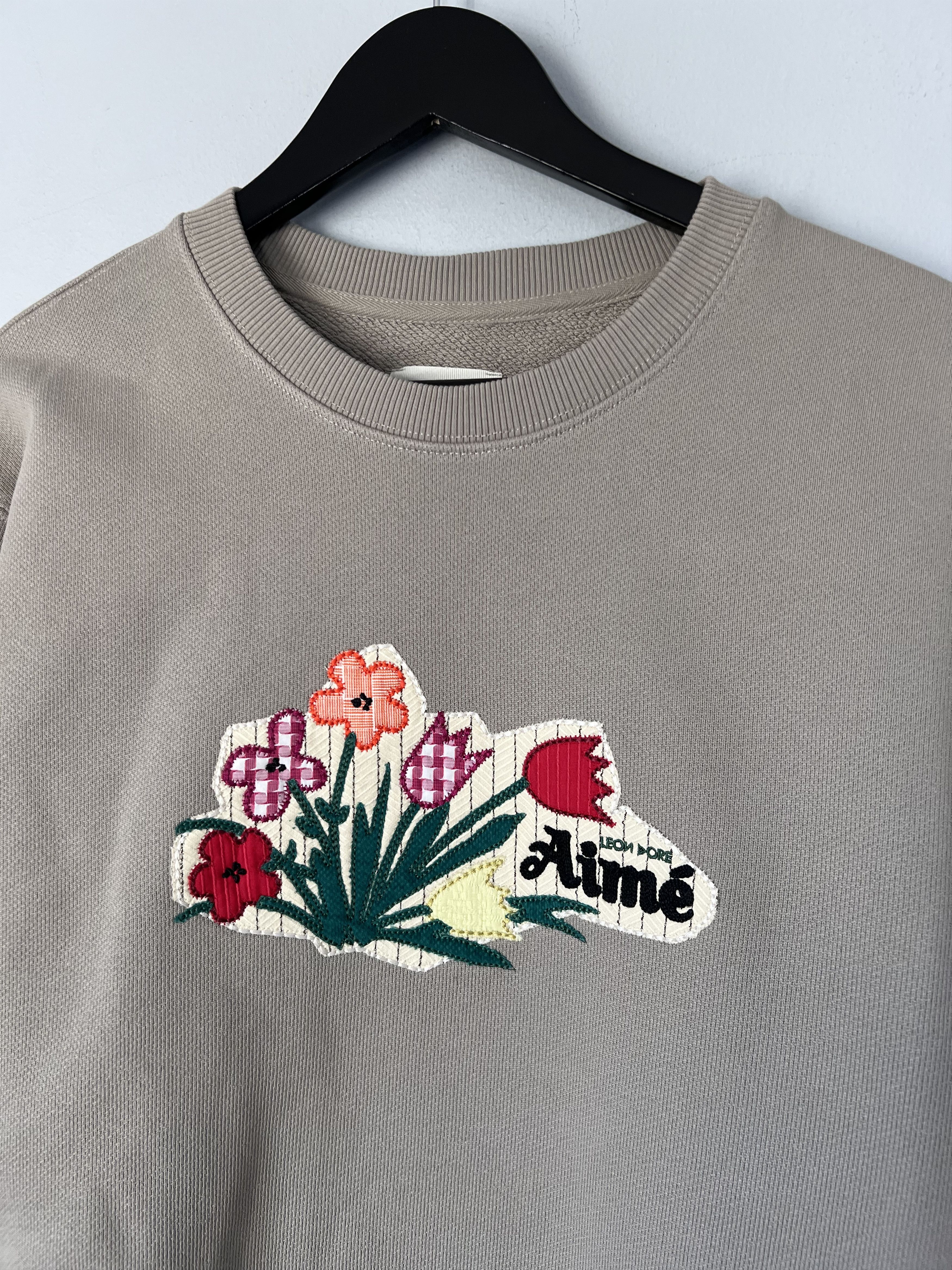 Aime Leon Dore Aime Leon Dore Floral Applique Crewneck Sweatshirt Size US L / EU 52-54 / 3 - 2 Thumbnail