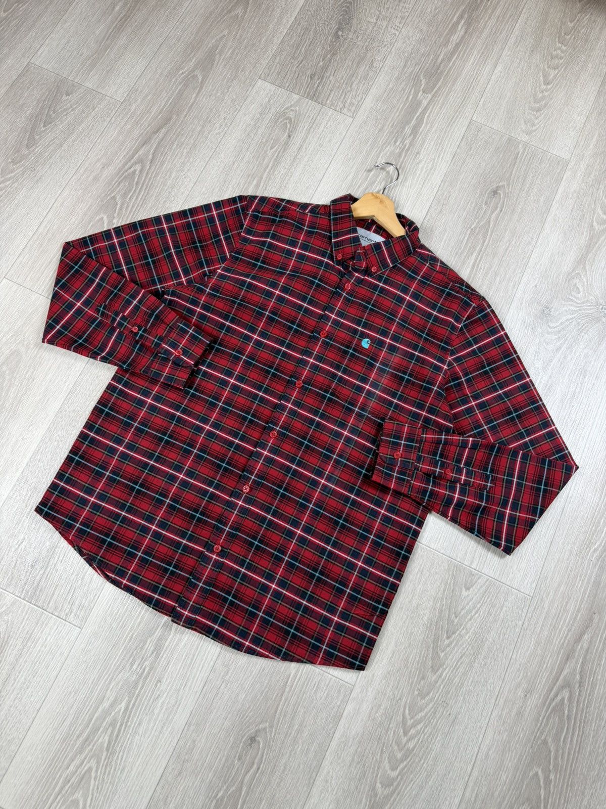 Carhartt Carhartt WIP Patton Red Shirt Size M Size US M / EU 48-50 / 2 - 4 Thumbnail