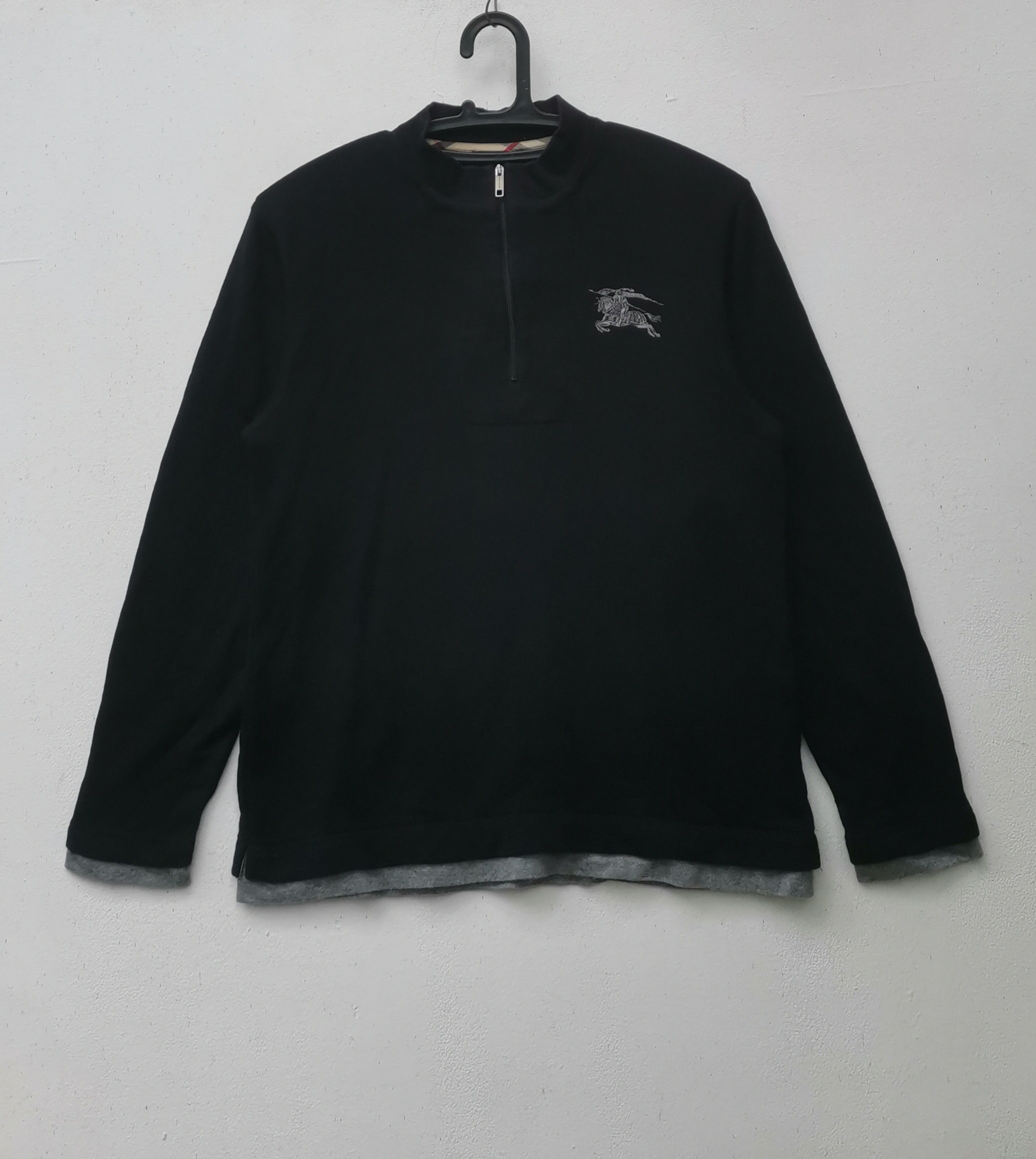 Burberry Rare Burberry sweatshirt half zipper Size M / US 6-8 / IT 42-44 - 1 Thumbnail