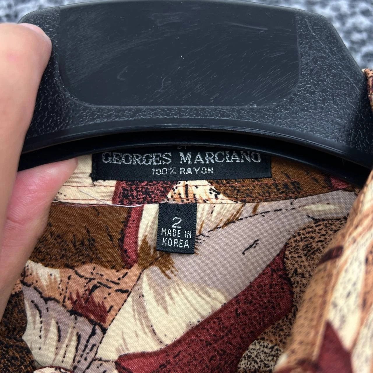 Other Guess by Georges Marciano Shirt Women 2 Hawaiian Button Up Size XS / US 0-2 / IT 36-38 - 3 Thumbnail