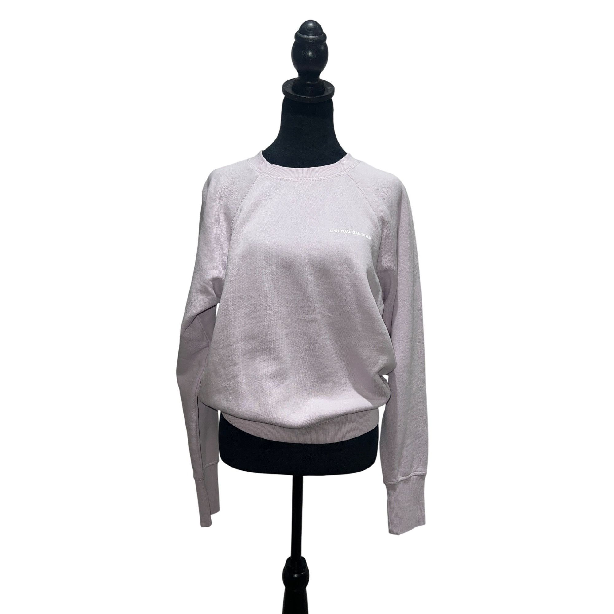Spiritual Gangster Spiritual Gangster Womens Lavender Crewneck Sweatshirt Long Size S / US 4 / IT 40 - 3 Thumbnail