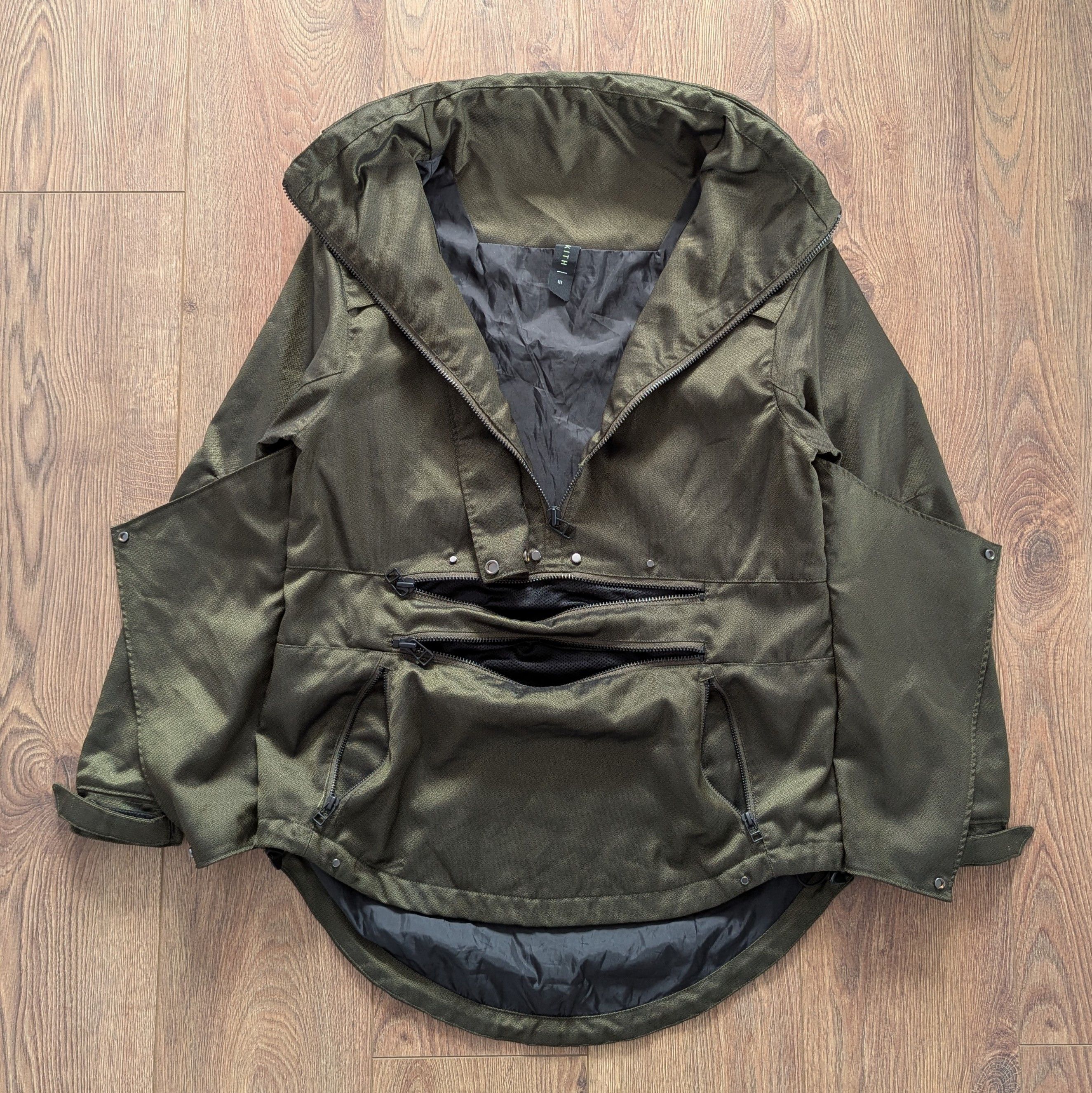 Kith KITH NYC Ronnie Fieg Logan Zip Anorak Jacket Hidden Hood Size M / US 6-8 / IT 42-44 - 10 Thumbnail