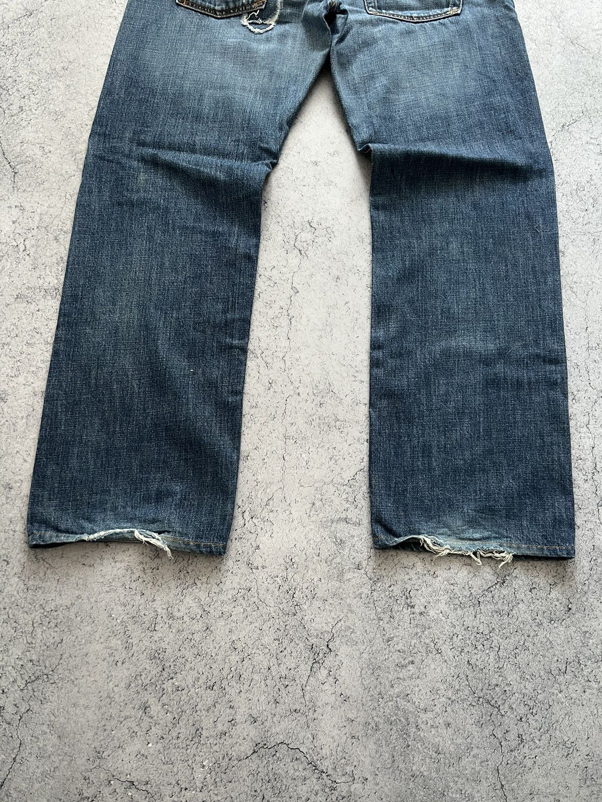 Moschino Vintage Love Moschino Jeans Distressed Denim Pants 00s Size US 38 / EU 54 - 14 Thumbnail