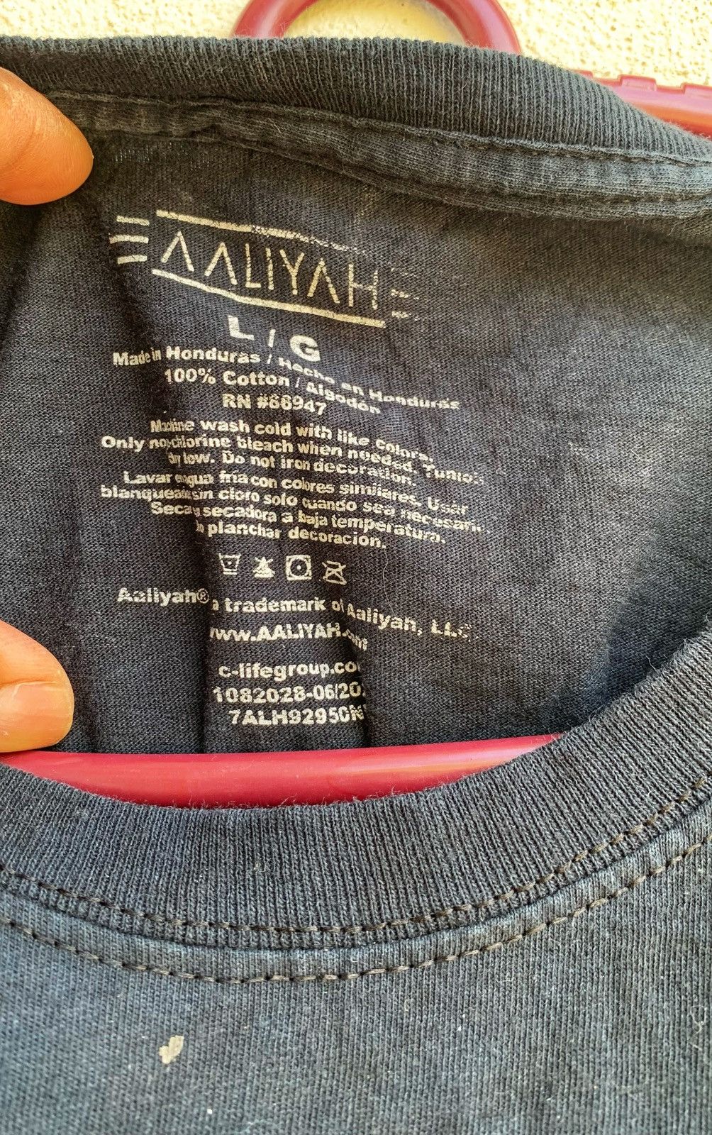 Band Tees × Vintage Vintage Painter Aaliyah Solo singer Shirt Size US L / EU 52-54 / 3 - 10 Thumbnail