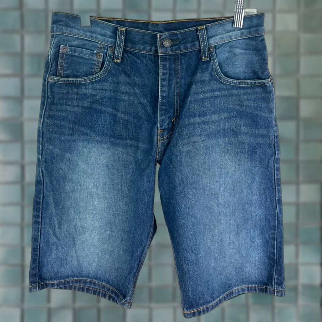 Levi's VINTAGE Levi's Denim Shorts Men's Size 30 Black Bermuda Casual 12in inseam Size US 30 / EU 46 - 1 Thumbnail