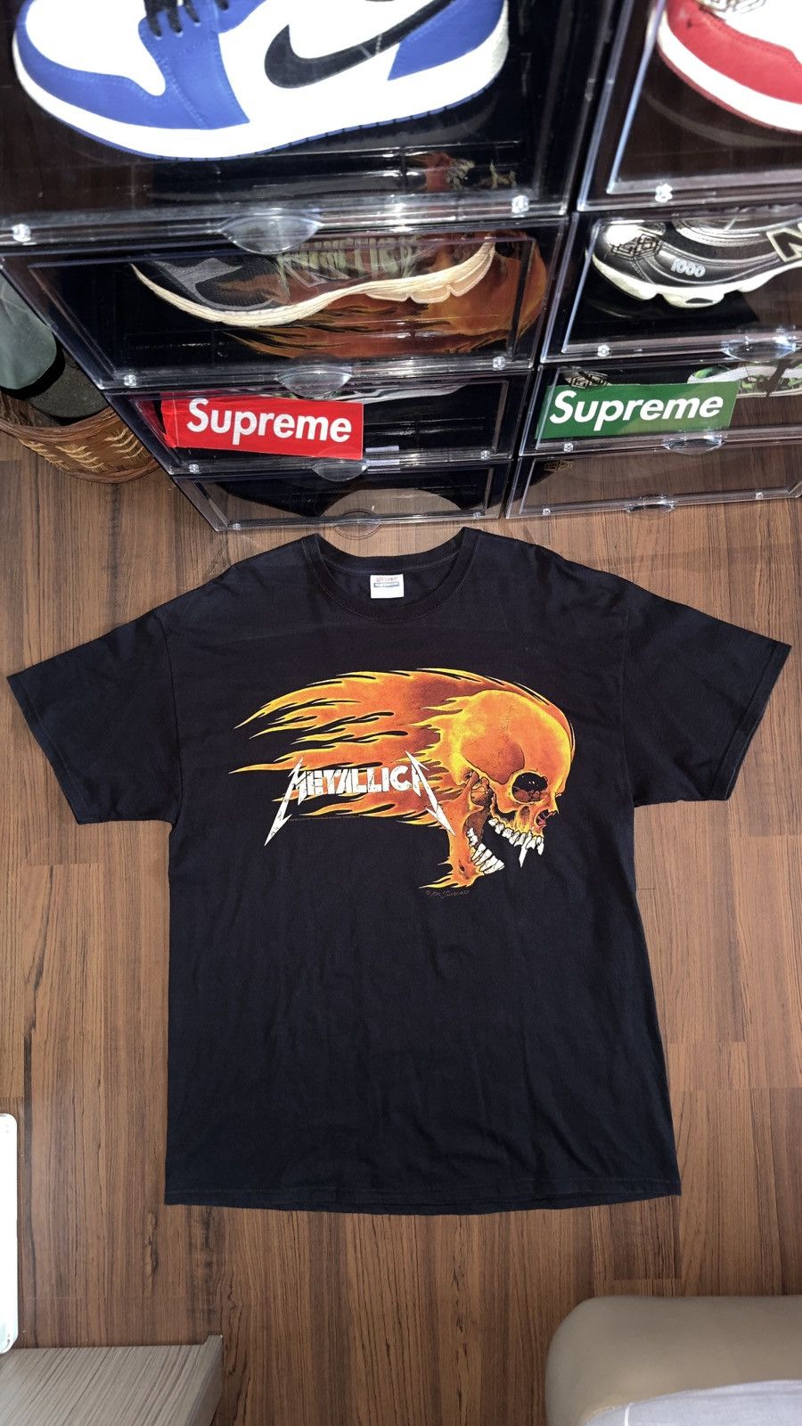 Hanes × Metallica × Vintage Vintage Y2K Hanes Metallica ‘2007’ Pushead Size US XL / EU 56 / 4 - 1 Thumbnail