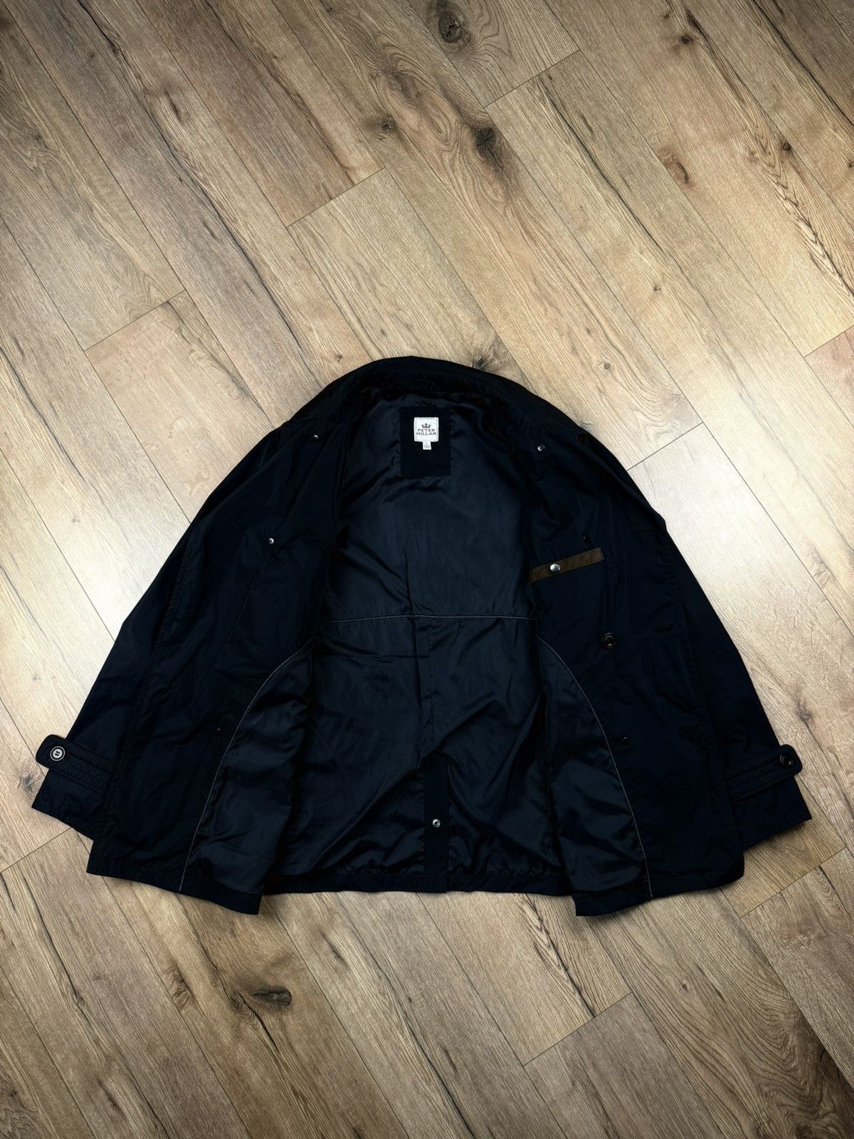 Peter Millar Peter Millar Black Double Breasted Coat Size L Size US L / EU 52-54 / 3 - 5 Thumbnail