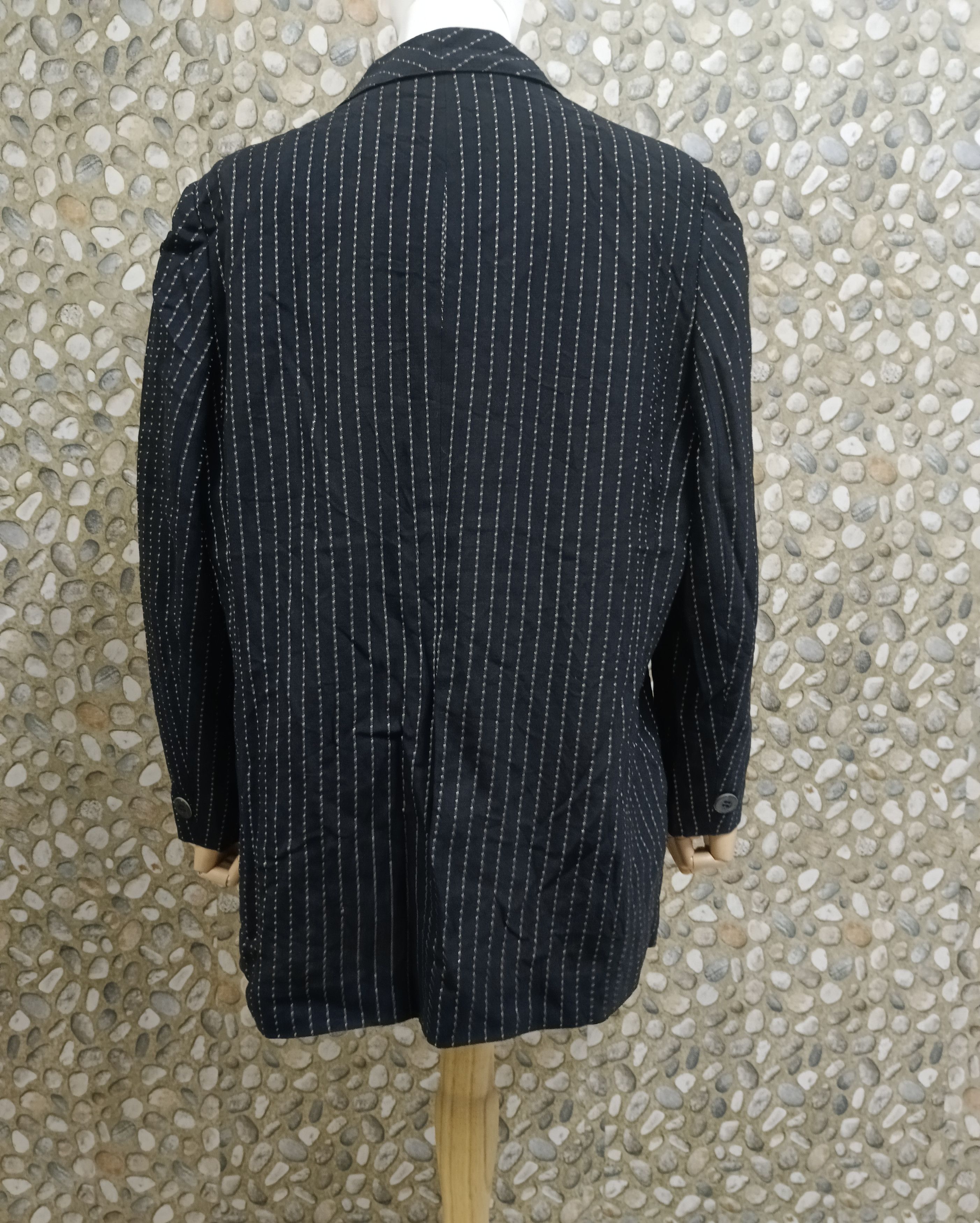 Givenchy GLAMOUR BY GIVENCHY SILVER STRIPE BLAZER(SIZE 48) Size M / US 6-8 / IT 42-44 - 4 Thumbnail