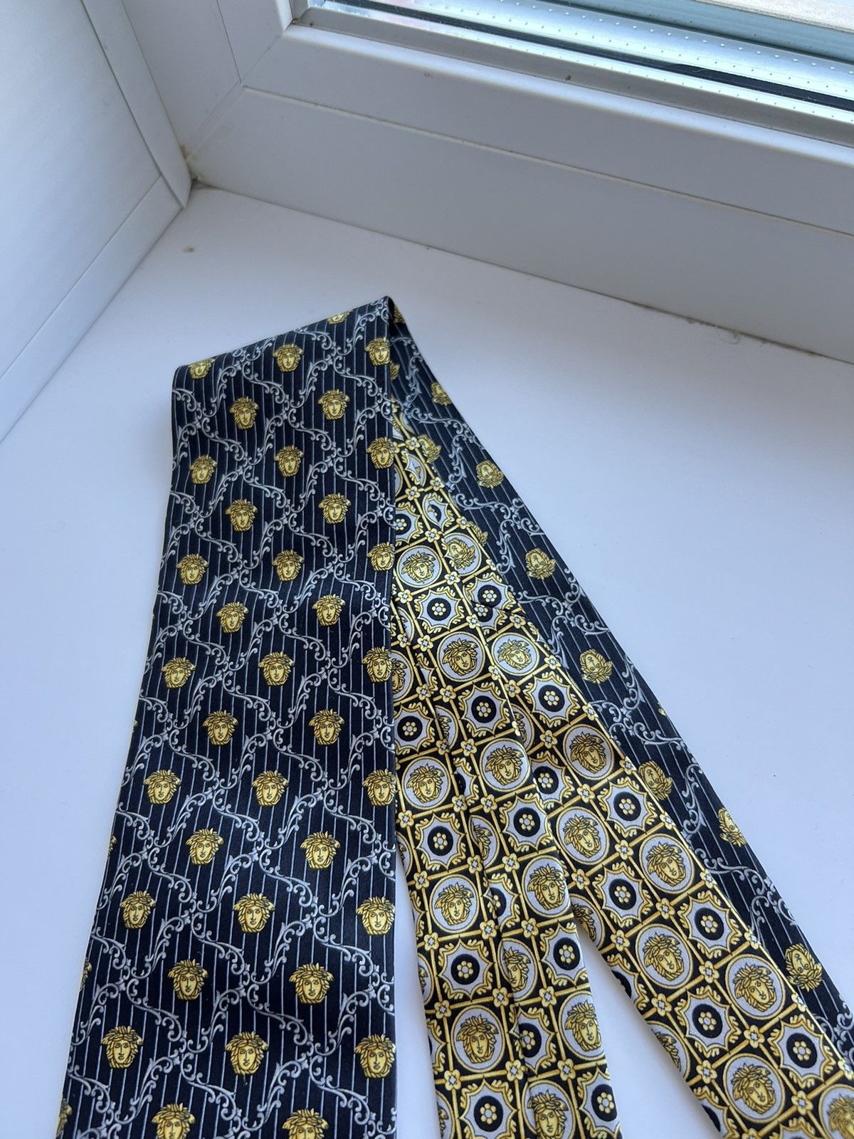 Versace Gianni Versace 90’s Medusa Silk Tie Size ONE SIZE - 5 Thumbnail