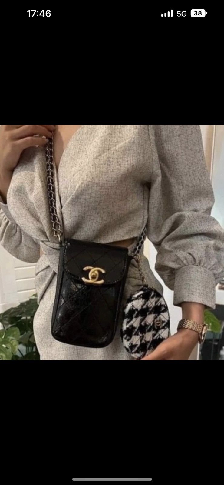 image of Bag Chanel New in Black, Women's