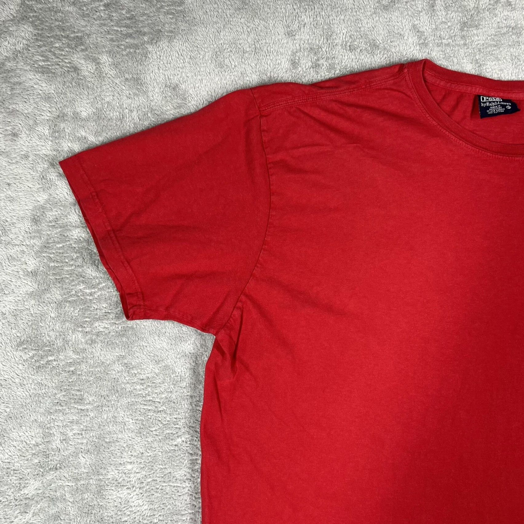 Ralph Lauren VINTAGE Polo Ralph Lauren Red Shirt Mens XL Navy Embroidered Pony Logo Size US XL / EU 56 / 4 - 4 Thumbnail