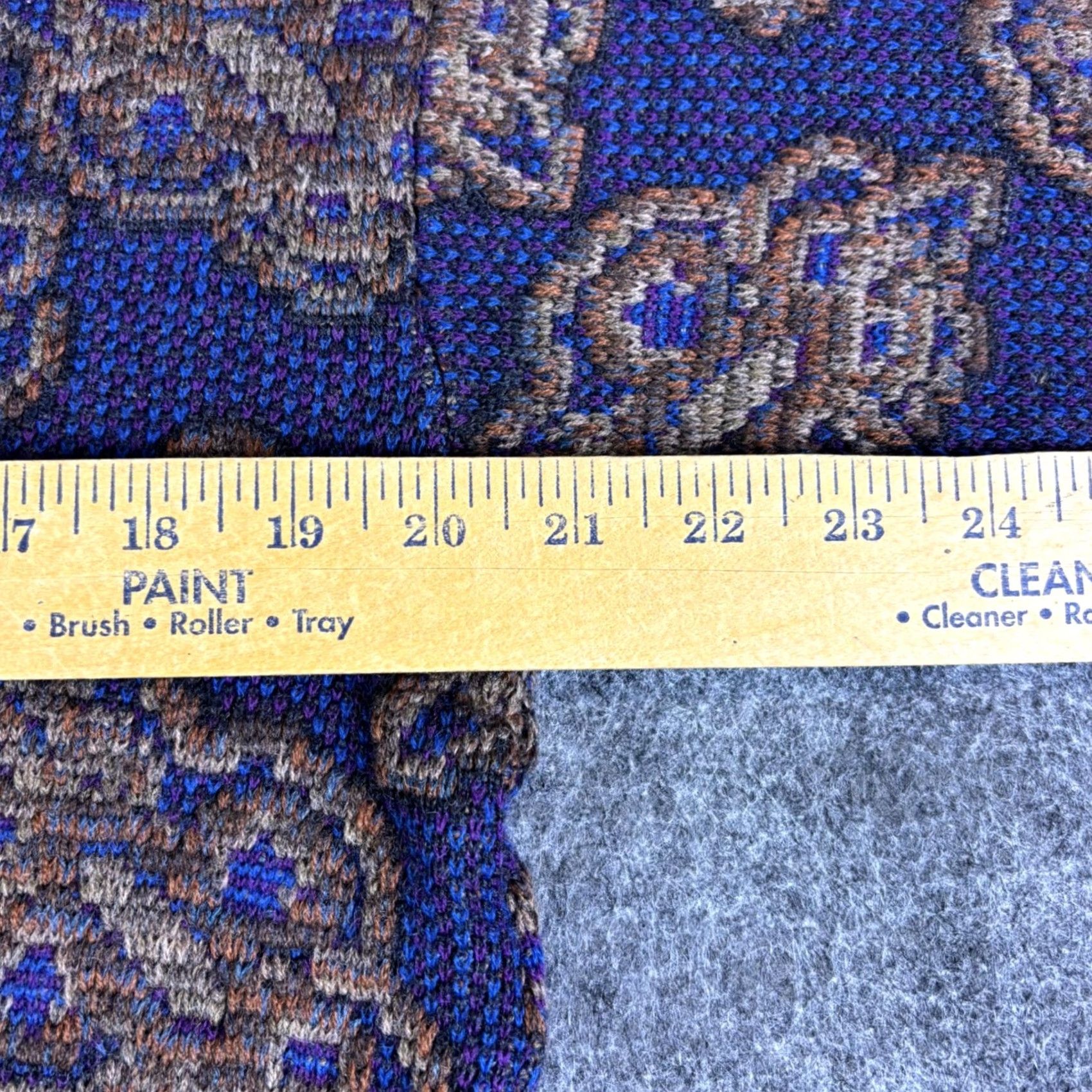 Vintage VINTAGE Scotch St. Raphael Bloomingdales Mens M Wool Sweater Paisley Pattern 90s Retro Knit Beaded Crew Neck Long Sleeve Size M / US 6-8 / IT 42-44 - 3 Thumbnail