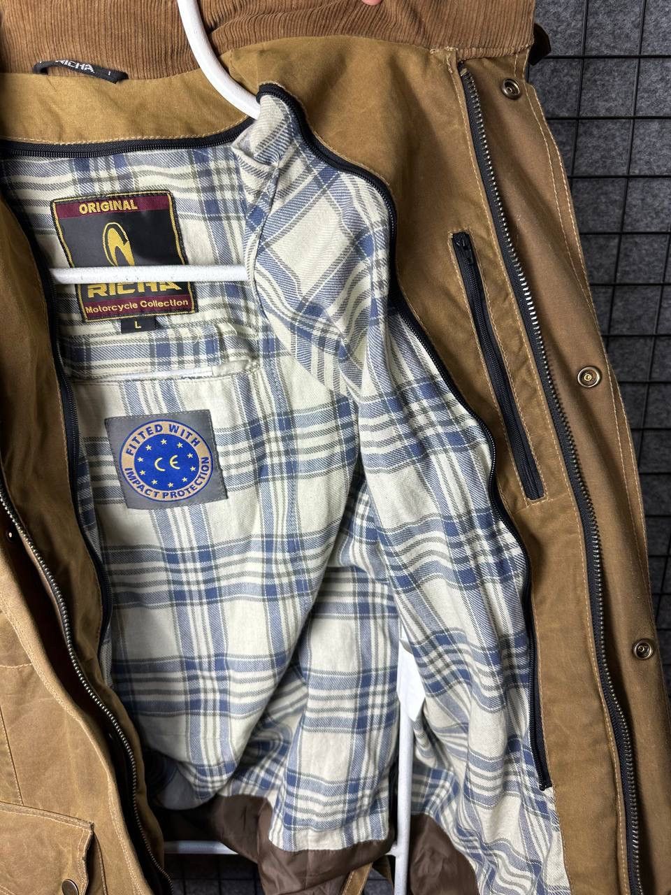 Vintage Vintage Richa Motorcycles Waxed jacket size Large Size US L / EU 52-54 / 3 - 7 Thumbnail