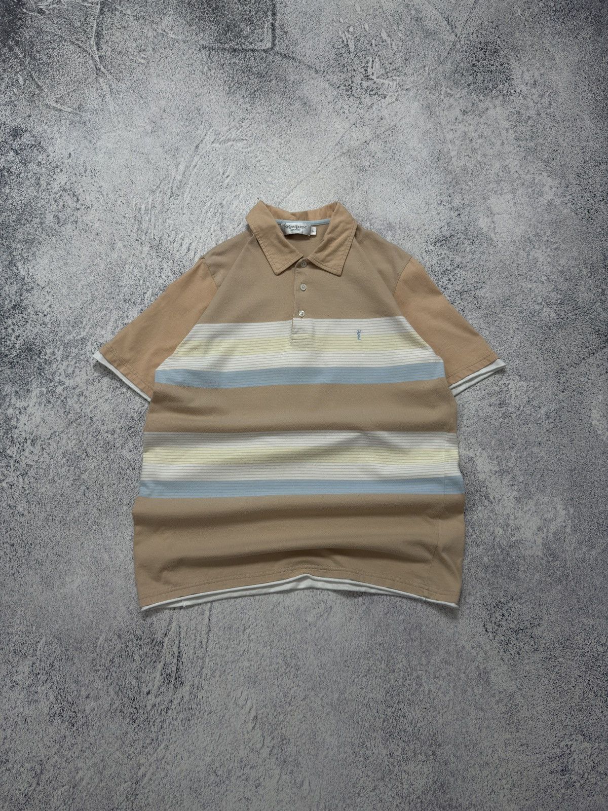 Vintage Yves Saint Laurent YSL Polo T-Shirt