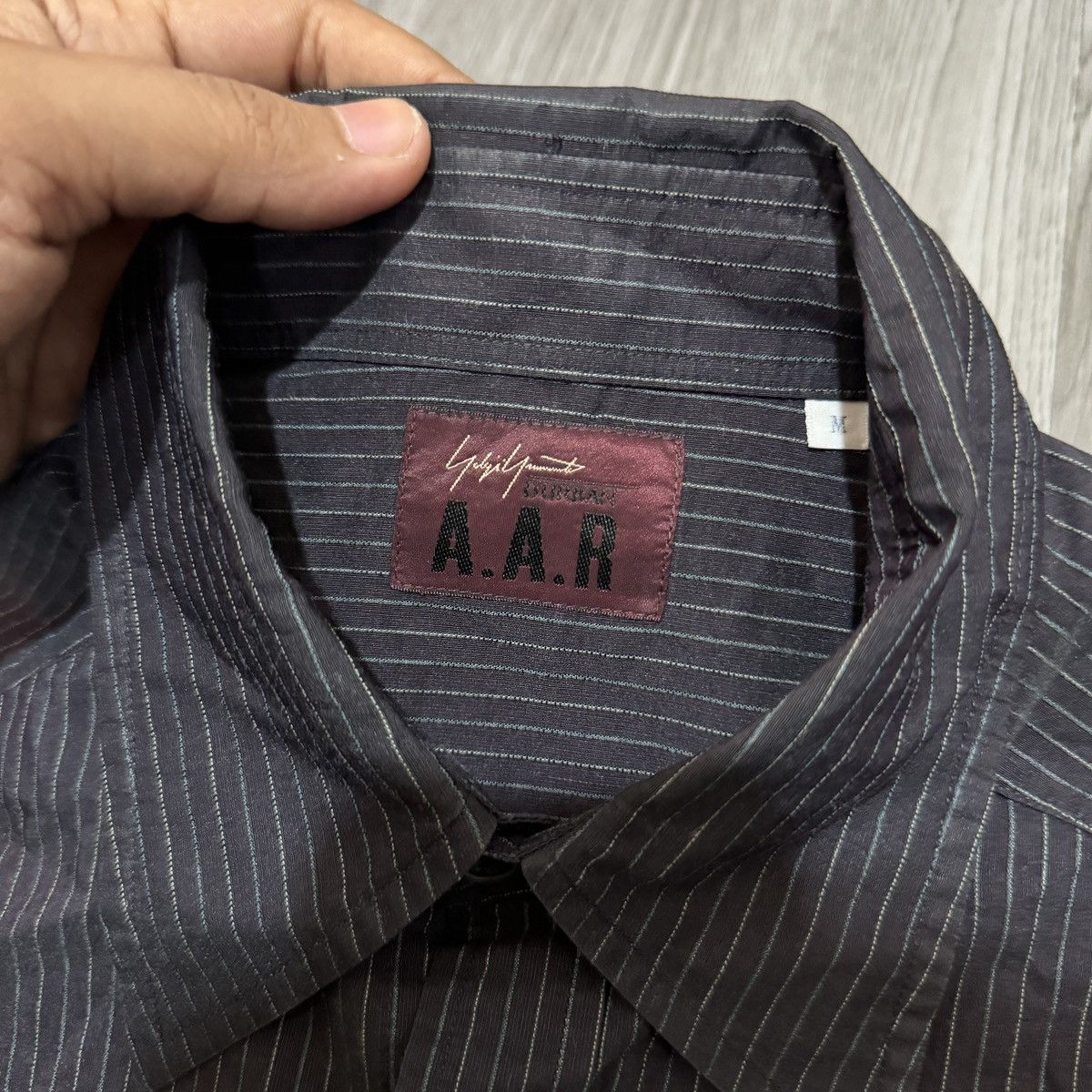 Vintage AAR Yohji Yammamoto Durban Stripes Long Sleeve Shirt Size US M / EU 48-50 / 2 - 3 Thumbnail