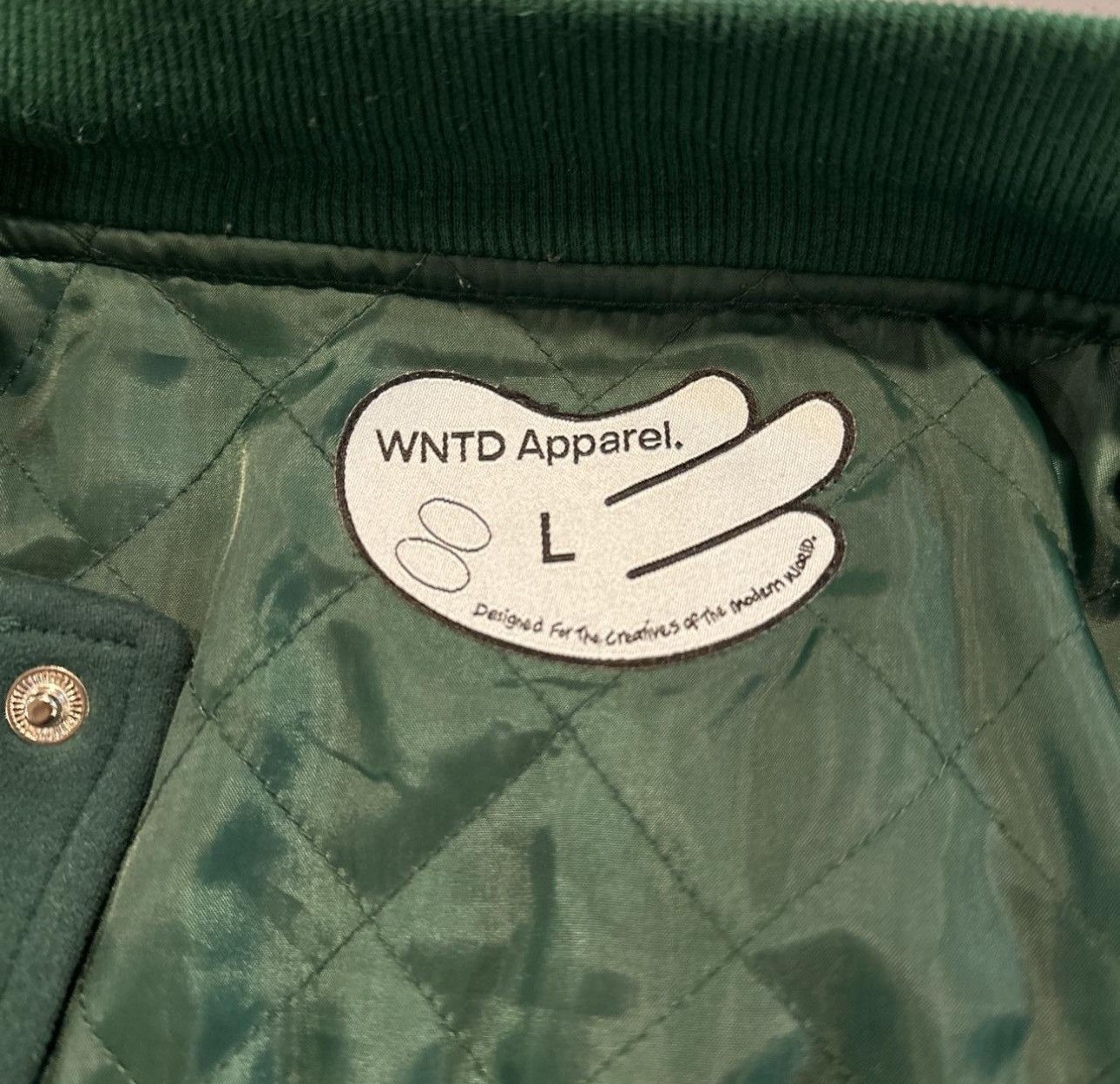 Other Bluboy WNTD Apparel Haunted varsity bomber jacket Size US L / EU 52-54 / 3 - 3 Thumbnail