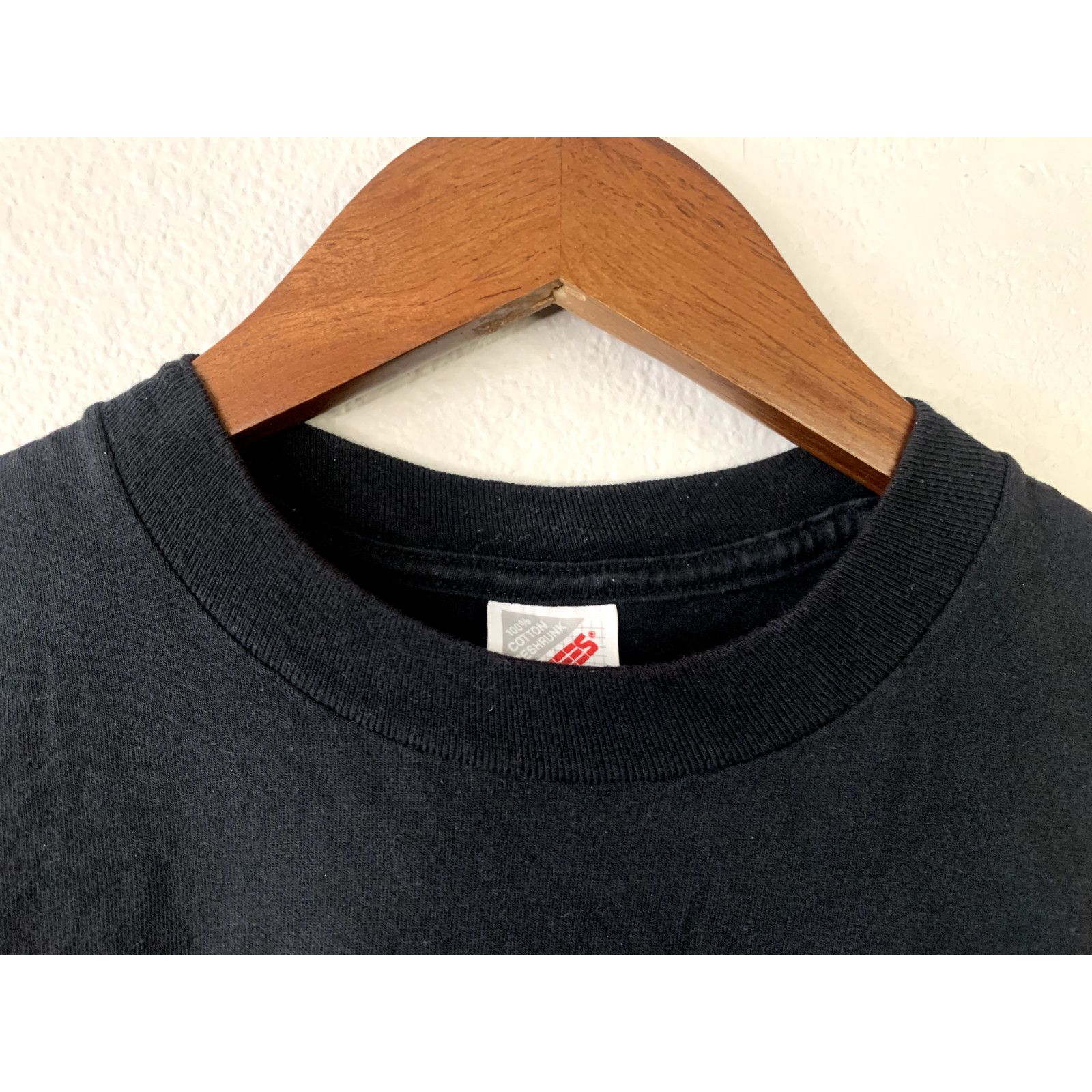 Jerzees Vintage Party Shirt 50th Harveys Black Tee VTG 1994 90s Size US M / EU 48-50 / 2 - 3 Thumbnail