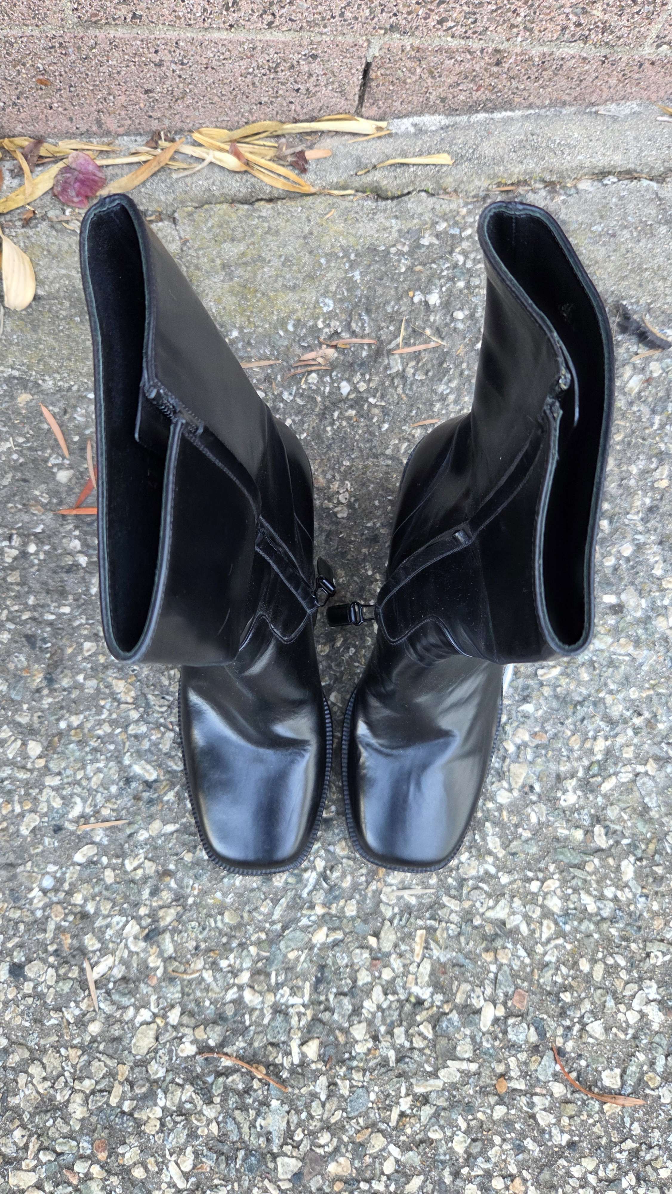 Balenciaga Black mid calf boots Balenciaga heels Size US 6.5 / EU 39-40 - 7 Thumbnail