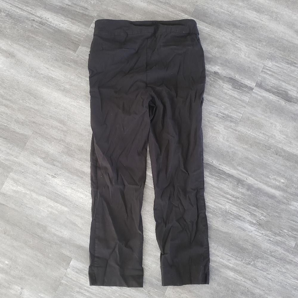 Designer Black Business Hilary Radley Dress Pant Size 32" / US 10 / IT 46 - 2 Thumbnail