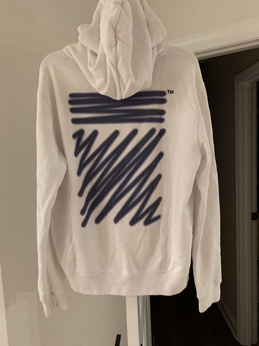 Off white scribble discount hoodie