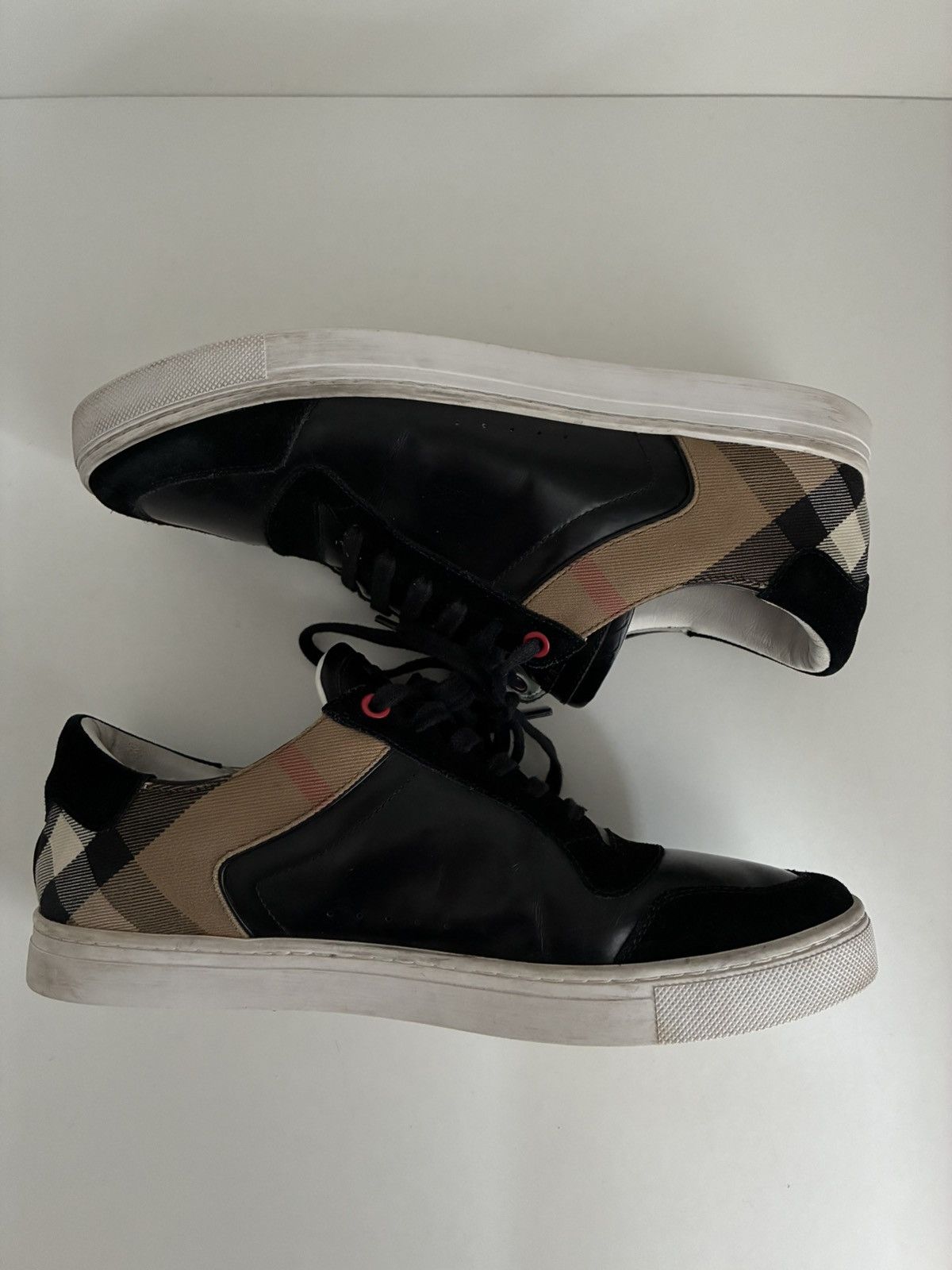 Burberry Burberry low trainers luxury sneakers leather House Check Size US 10 / EU 43 - 14 Thumbnail