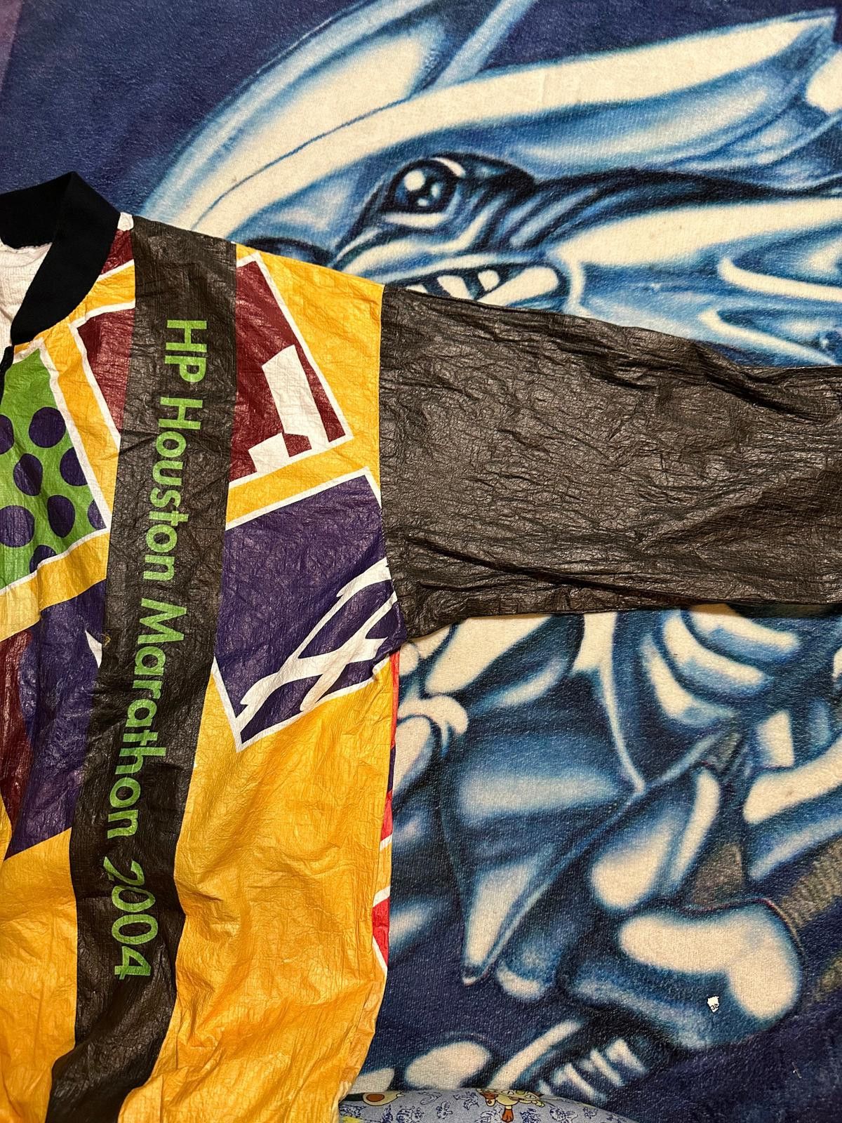 The Unbranded Brand Vintage HP Houston Marathon 2004 Lightweight Running Jacket Size ONE SIZE - 3 Thumbnail