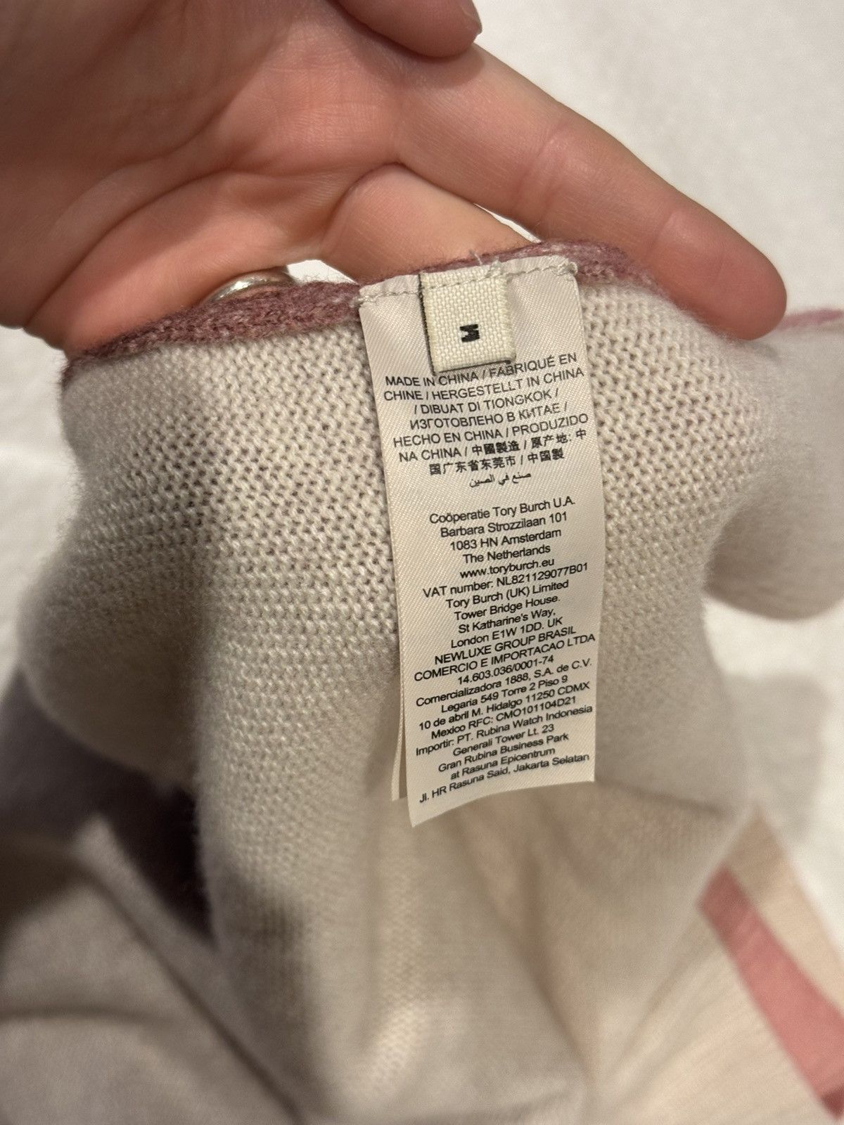 Tory Burch Tony Butch Ombré-Effect Cashmere Jumper Size M / US 6-8 / IT 42-44 - 5 Thumbnail