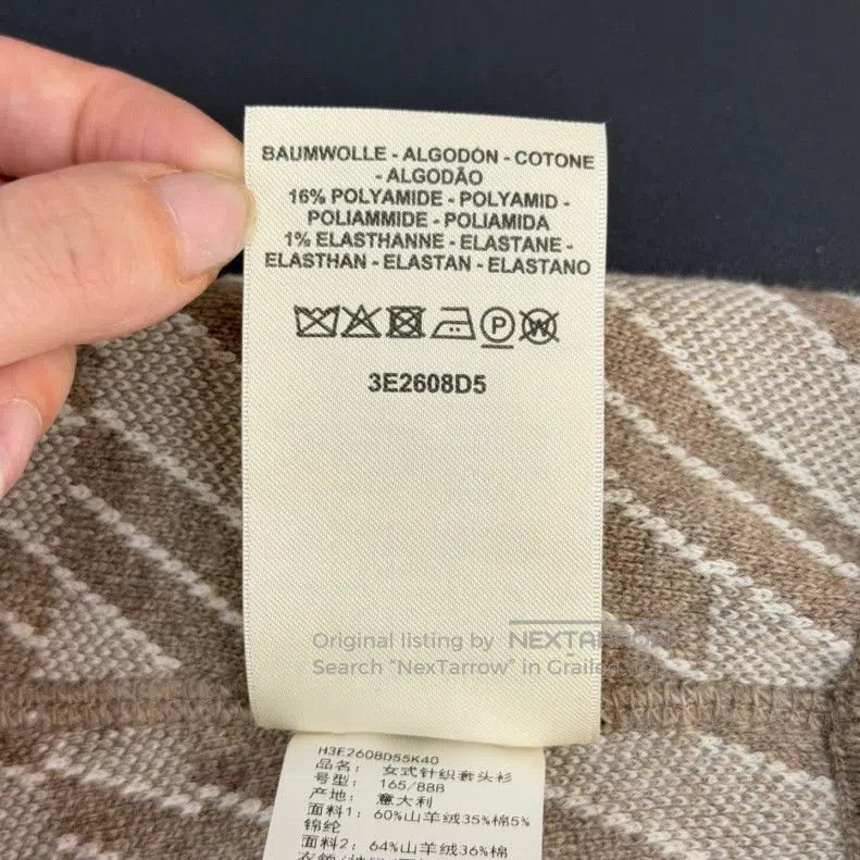 Hermes Hermes Khaki Cashmere Sweater Size S / US 4 / IT 40 - 6 Thumbnail