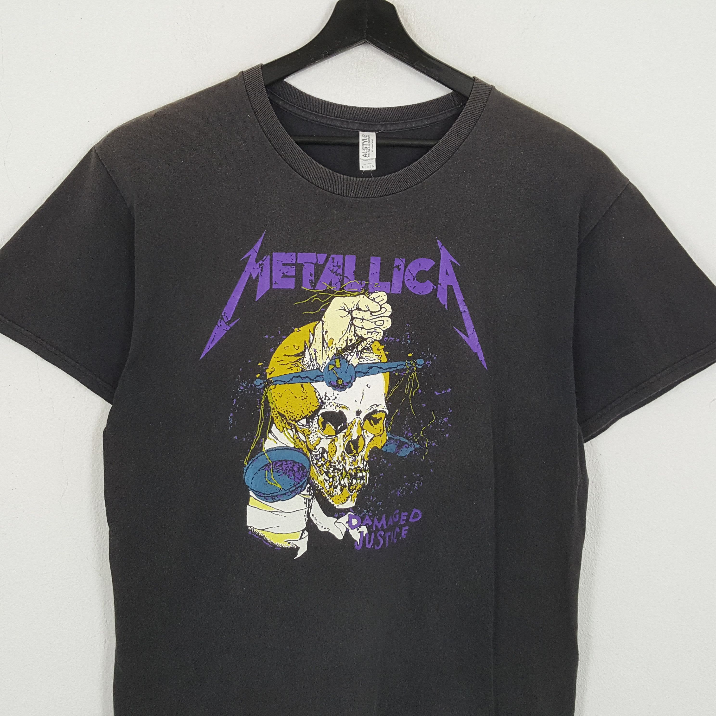 Band Tees × Vintage METALLICA Rock Band Music Tshirt Size US L / EU 52-54 / 3 - 2 Thumbnail