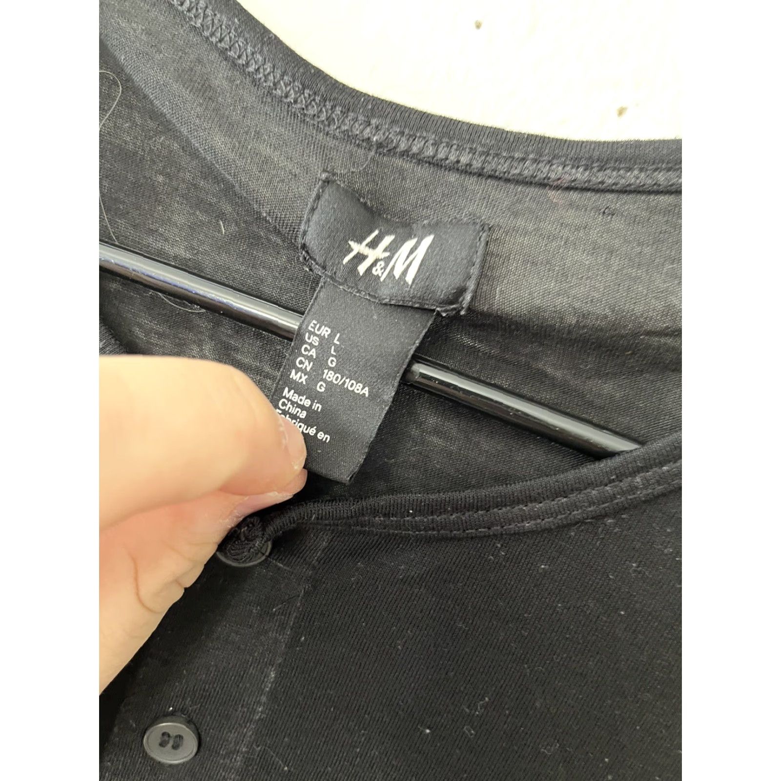 H&M H&M Black Long sleeve Crew Neck Tee Lightweight Women’s XL Shirt Pullover Activewear Womens Size XL Comfort Fit Size XL / US 12-14 / IT 48-50 - 2 Thumbnail