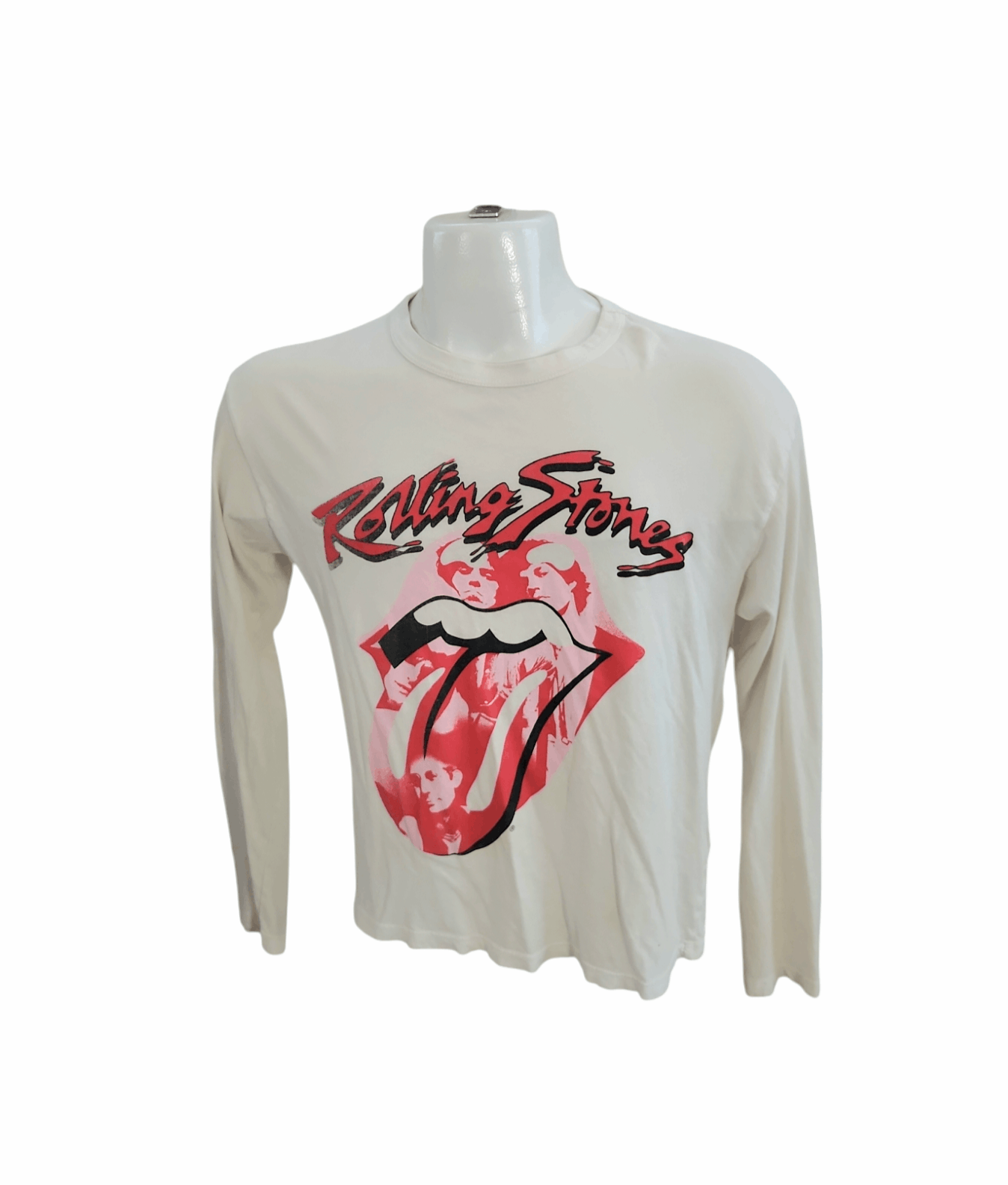 Band Tees × Daydreamer Daydreamer Womens T Shirt Rolling Stones Long Sleeve SZ XS Size XS / US 0-2 / IT 36-38 - 1 Thumbnail