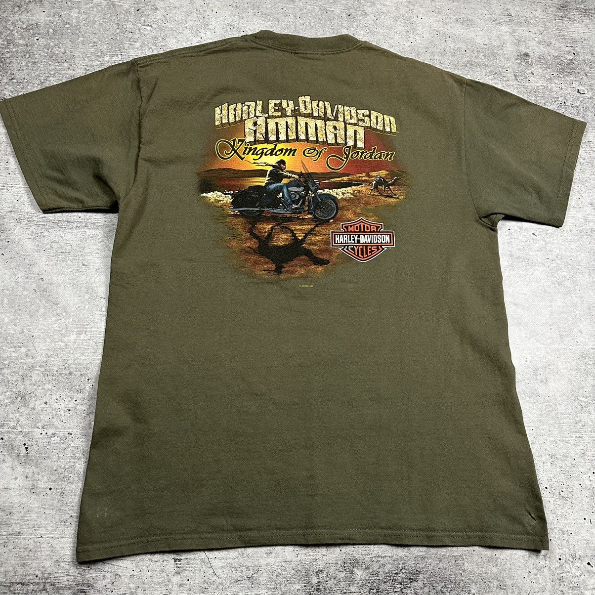 Harley Davidson Harley Davidson T-shirt Green Men’s Size L Size US L / EU 52-54 / 3 - 13 Thumbnail