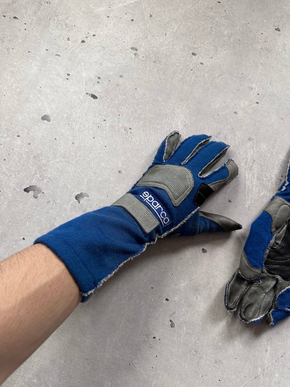 NASCAR × Vintage Sparco Vintage Racing Gloves Size ONE SIZE - 1 Thumbnail