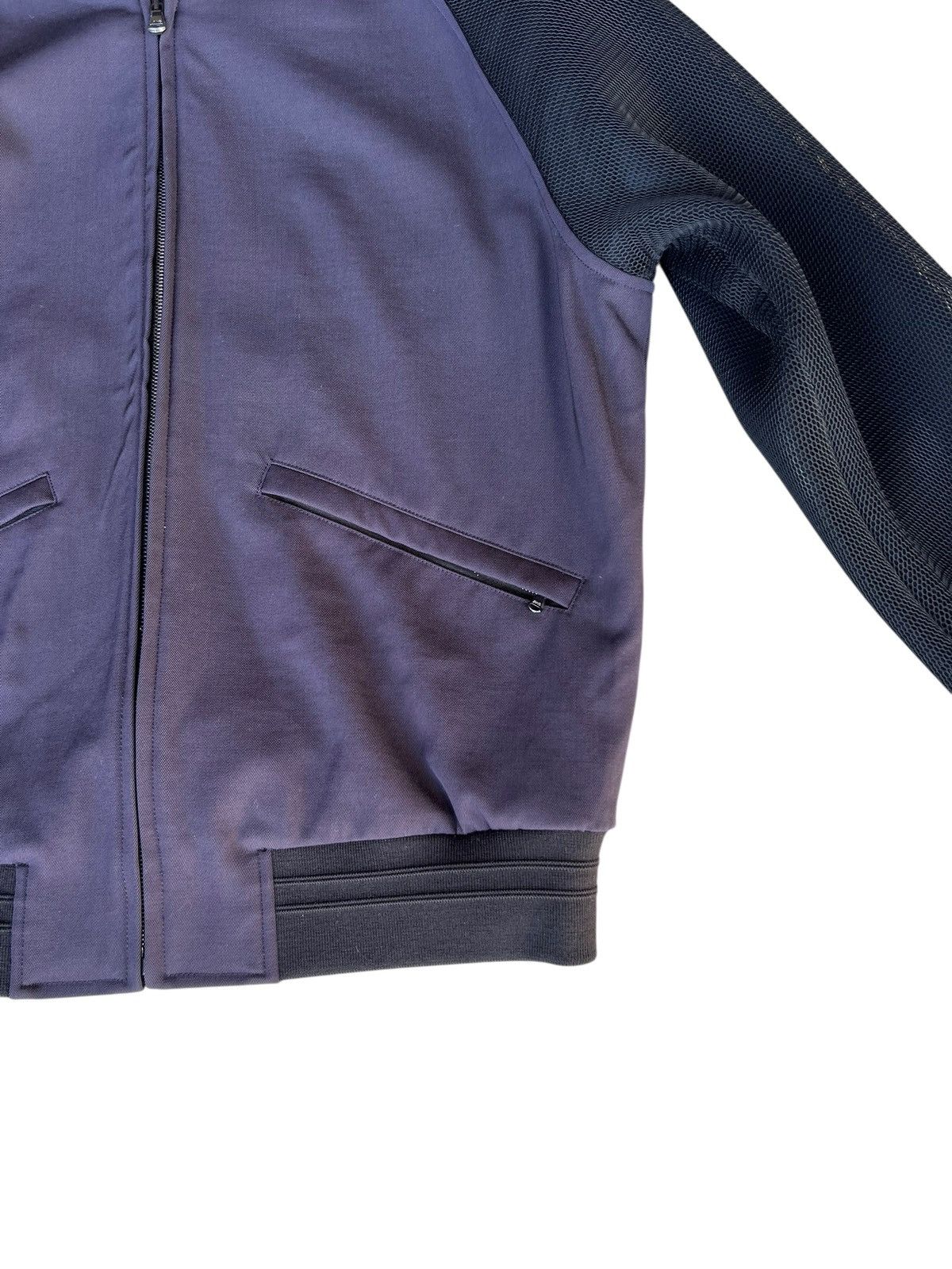 Wooyoungmi Wooyoungmi Paris Mesh Sleeve Wool Bomber Jacket Size US M / EU 48-50 / 2 - 11 Thumbnail