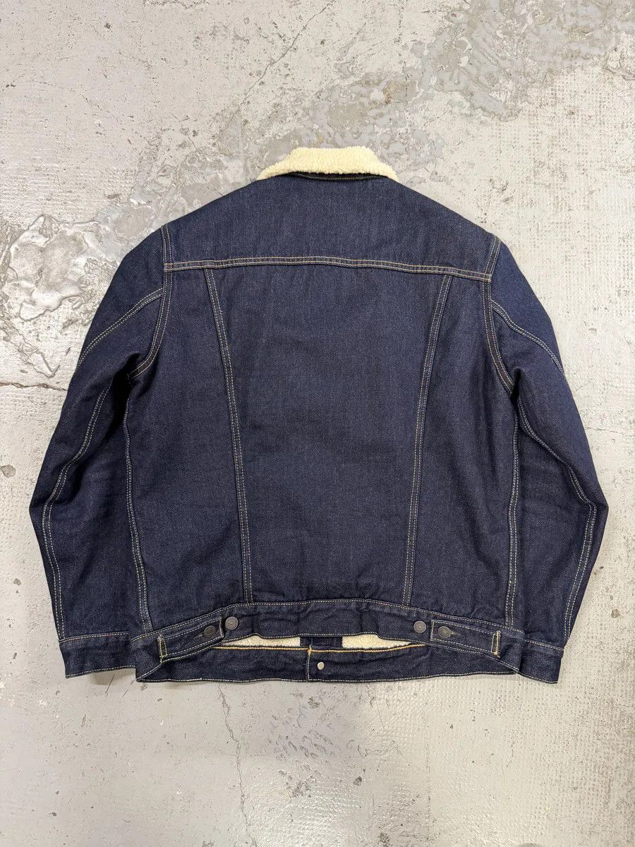 Levi's Levi’s Navy Brut Denim Shearling Jacket Size US L / EU 52-54 / 3 - 5 Thumbnail