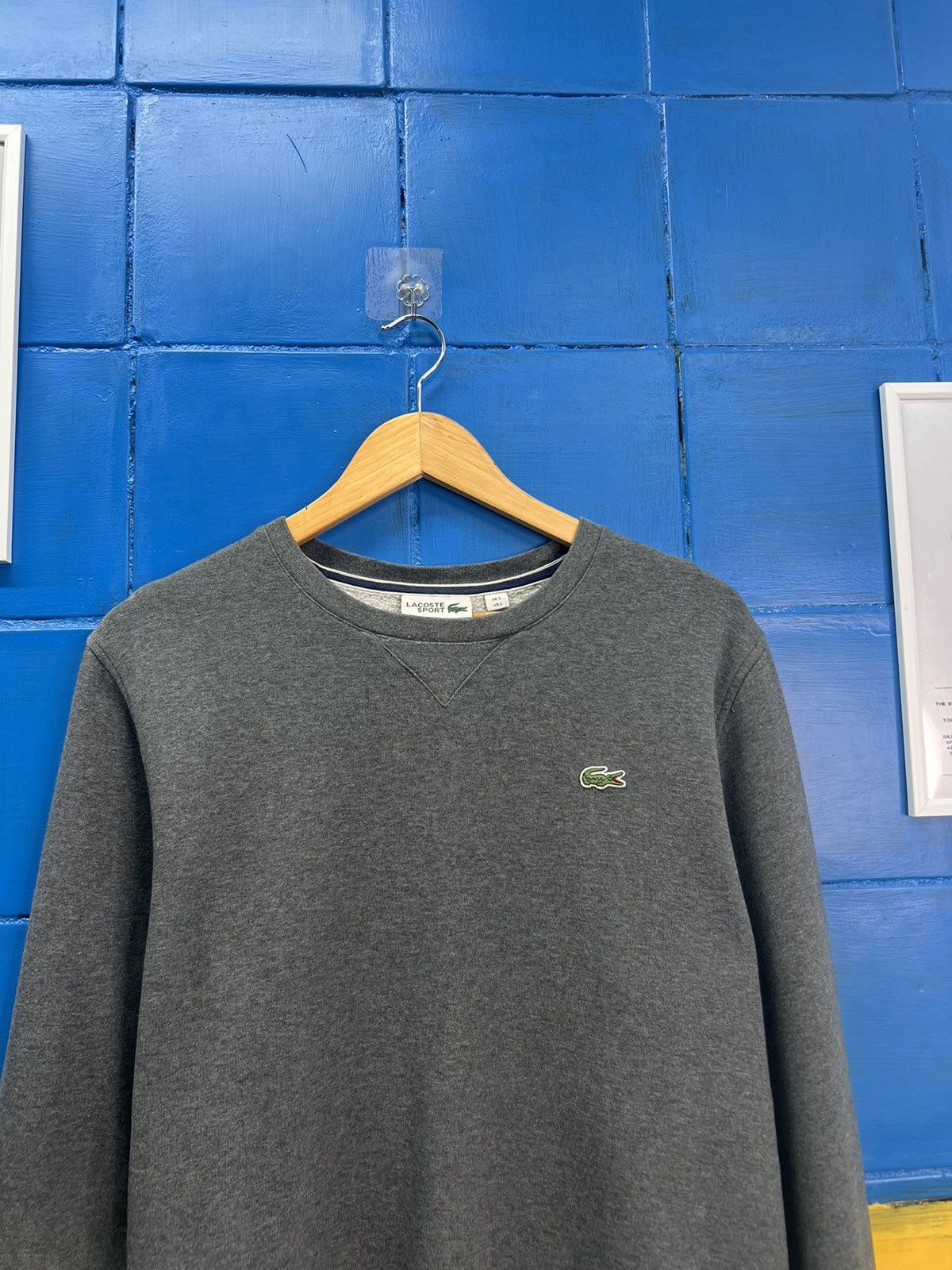 Lacoste × Vintage Lacoste Sweatshirt Vintage Y2K Size US L / EU 52-54 / 3 - 2 Thumbnail