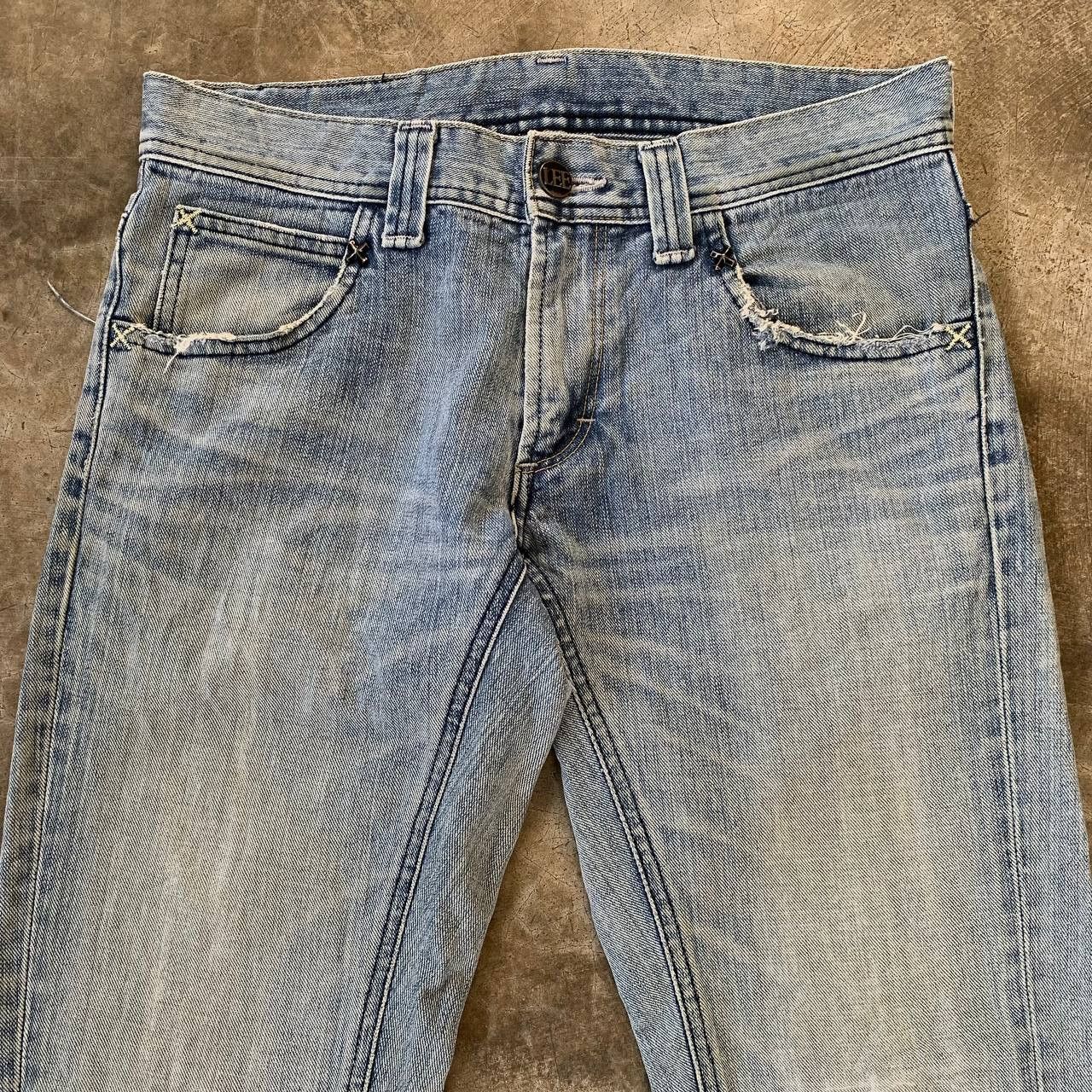 Lee Women Lee Riders Jeans Light Blue Wash Denim Size 32" / US 10 / IT 46 - 3 Thumbnail