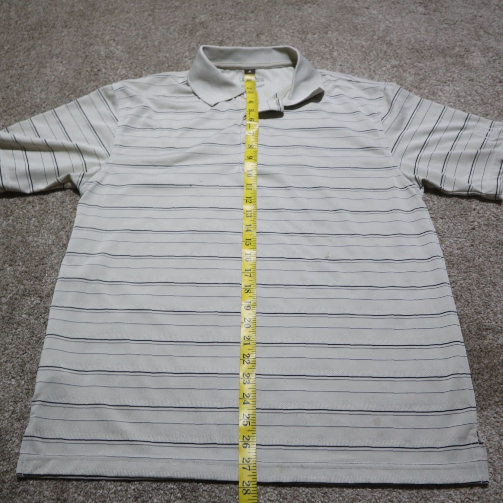 PGA Tour PGA TOUR Polo Shirt Short Sleeve Polo Shirt Men's Size M Medium Brown Tan Golf Polyester Knit Management? Size US M / EU 48-50 / 2 - 6 Thumbnail